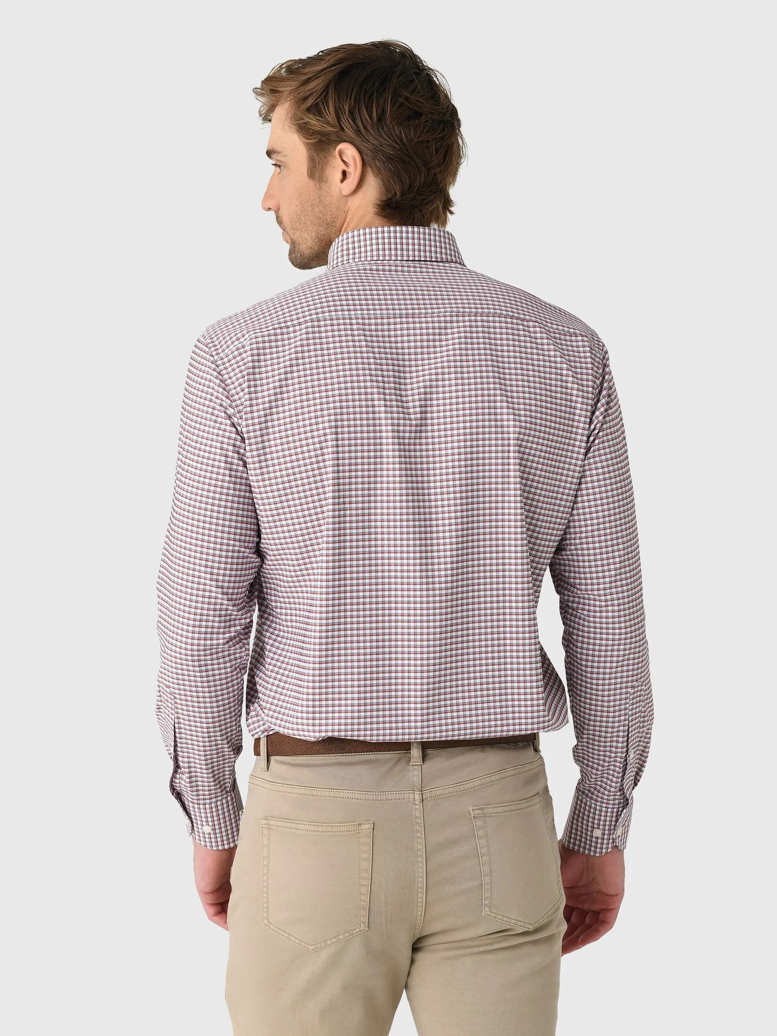 Peter Millar Crown Men's Cashiers Performance Twill Sport Shirt sold by Saint Bernard product image thumbnail 5