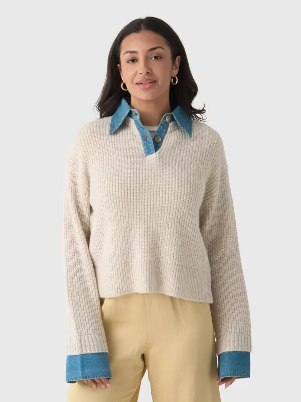 Le Jean Women's Harvey Sweater made by Le Jean