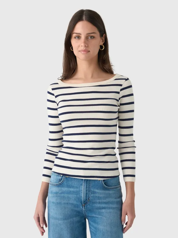 Citizens Of Humanity Women's Boat Neck Slim Tee sold by Saint Bernard