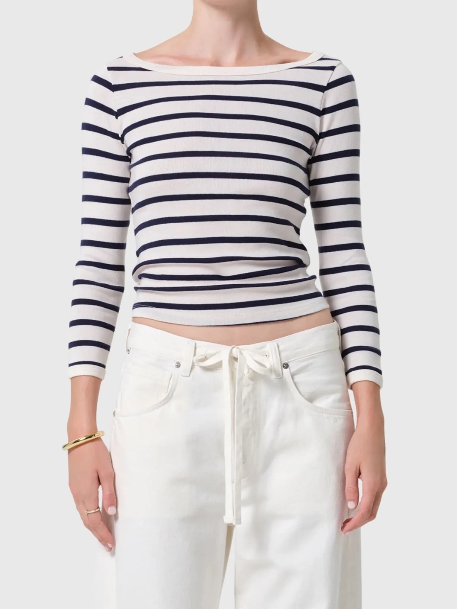 Citizens Of Humanity Women's Boat Neck Slim Tee sold by Saint Bernard product image thumbnail 4