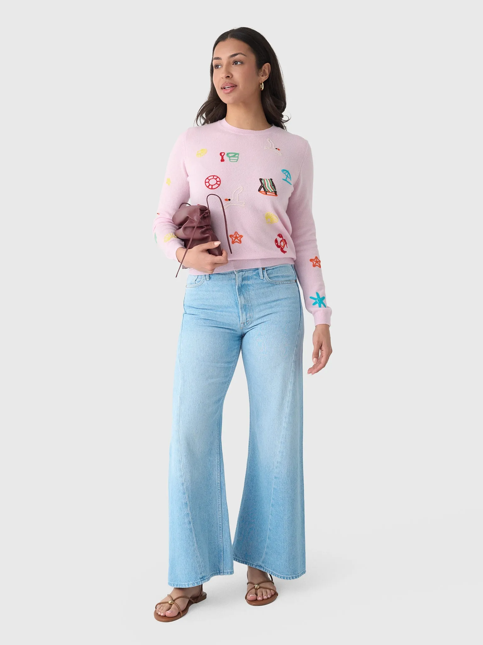 Jumper 1234 Women's Seaside Tribute Crew Sweater sold by Saint Bernard product image thumbnail 2