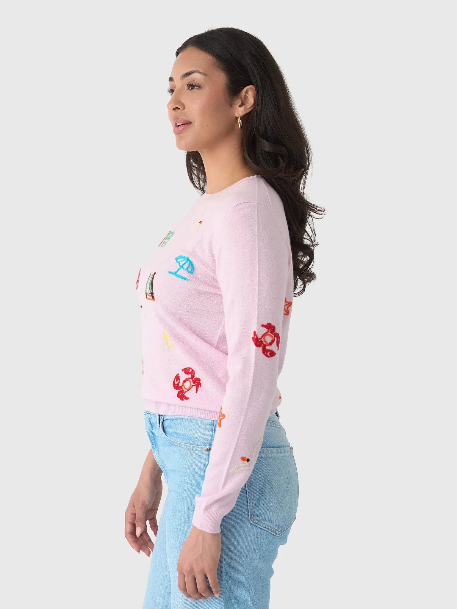 Jumper 1234 Women's Seaside Tribute Crew Sweater sold by Saint Bernard product image thumbnail 3