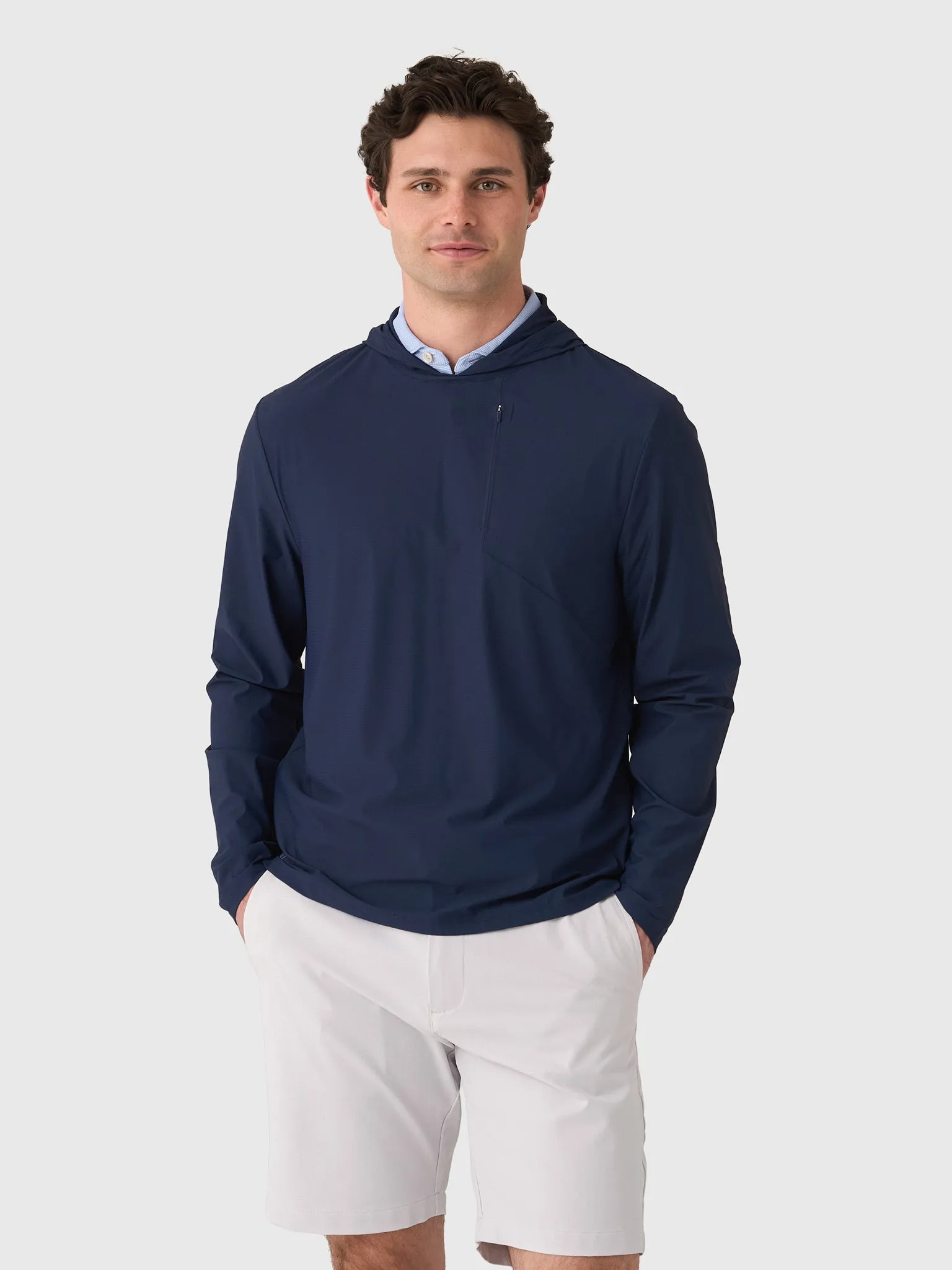 Johnnie-O Men's Maxwel Performance T-Shirt Hoodie sold by Saint Bernard