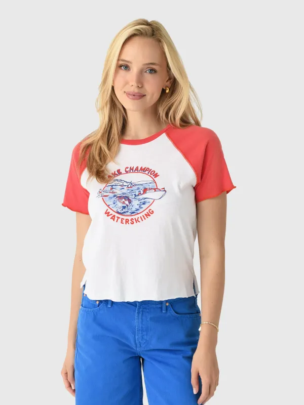 Mother Women's The Short Sleeve Sporty Concert Tee sold by Saint Bernard