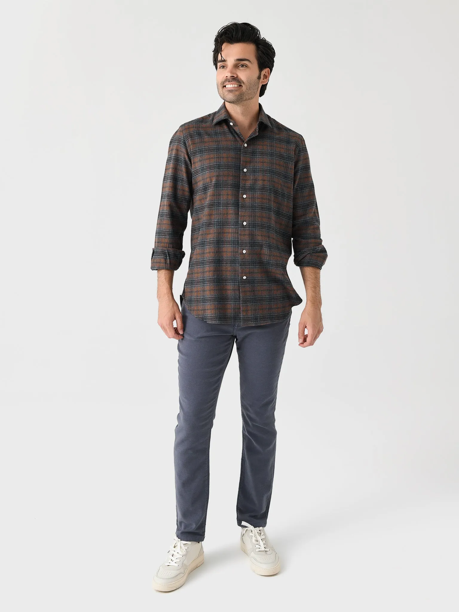 Maria Santangelo Men's Plaid Woven Shirt sold by Saint Bernard product image thumbnail 2