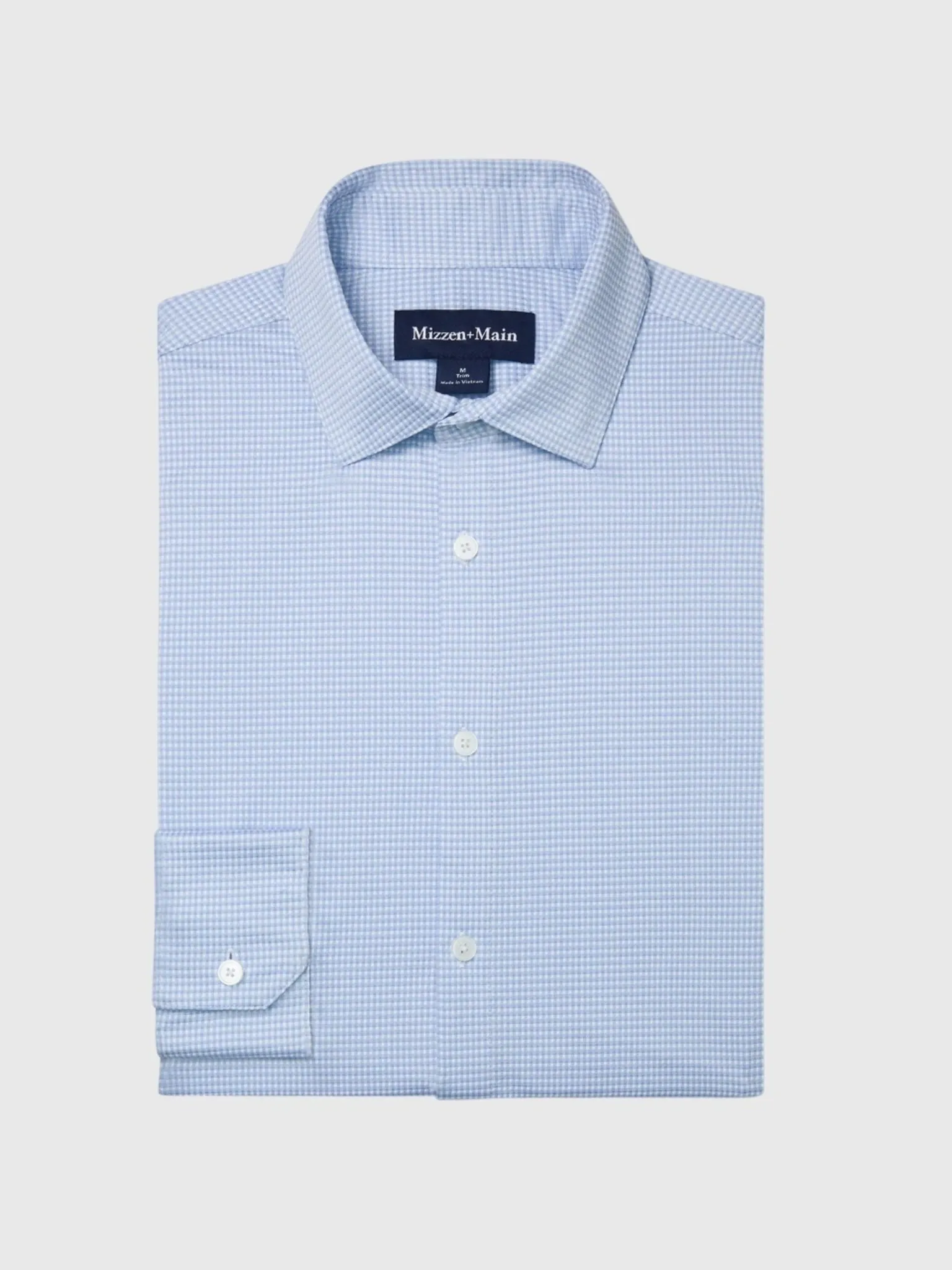 Mizzen+Main Men's Trim Halyard Long Sleeve Dress Shirt sold by Saint Bernard