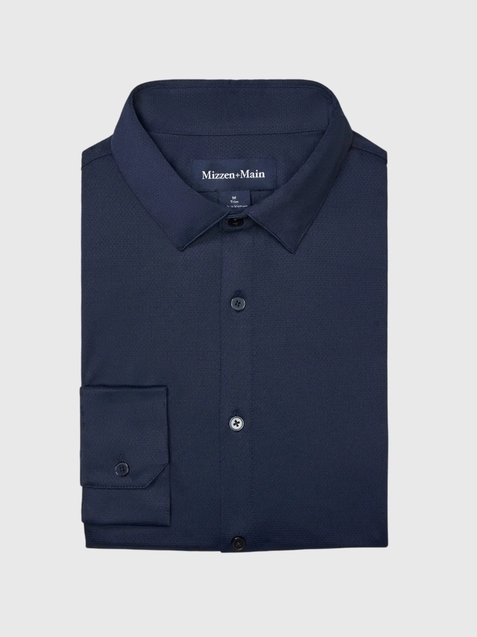 Mizzen+Main Men's Trim Halyard Long Sleeve Dress Shirt sold by Saint Bernard