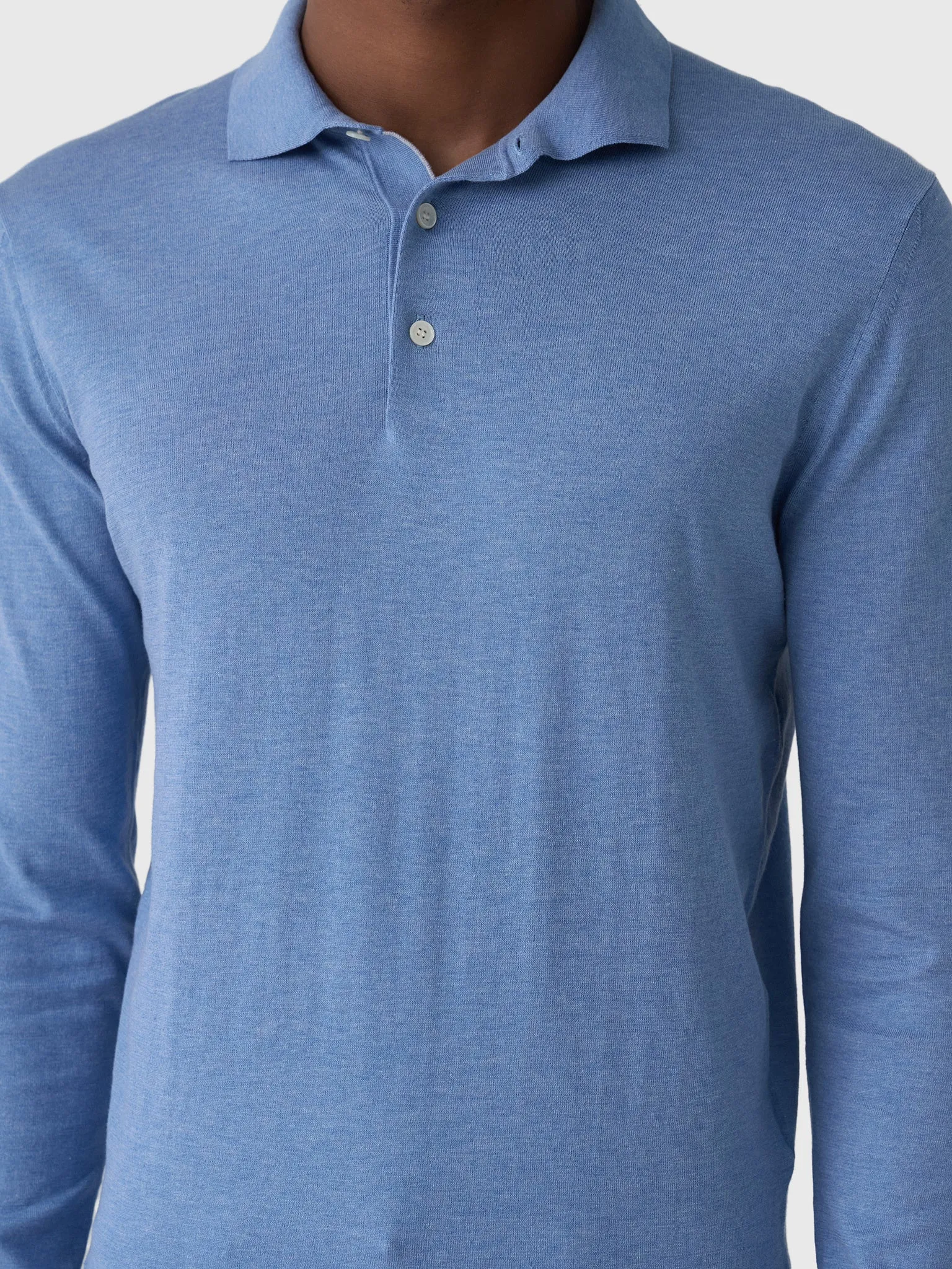 Peter Millar Crown Crafted Men's Mariner Sea Island Cotton Sweater Polo sold by Saint Bernard product image thumbnail 5