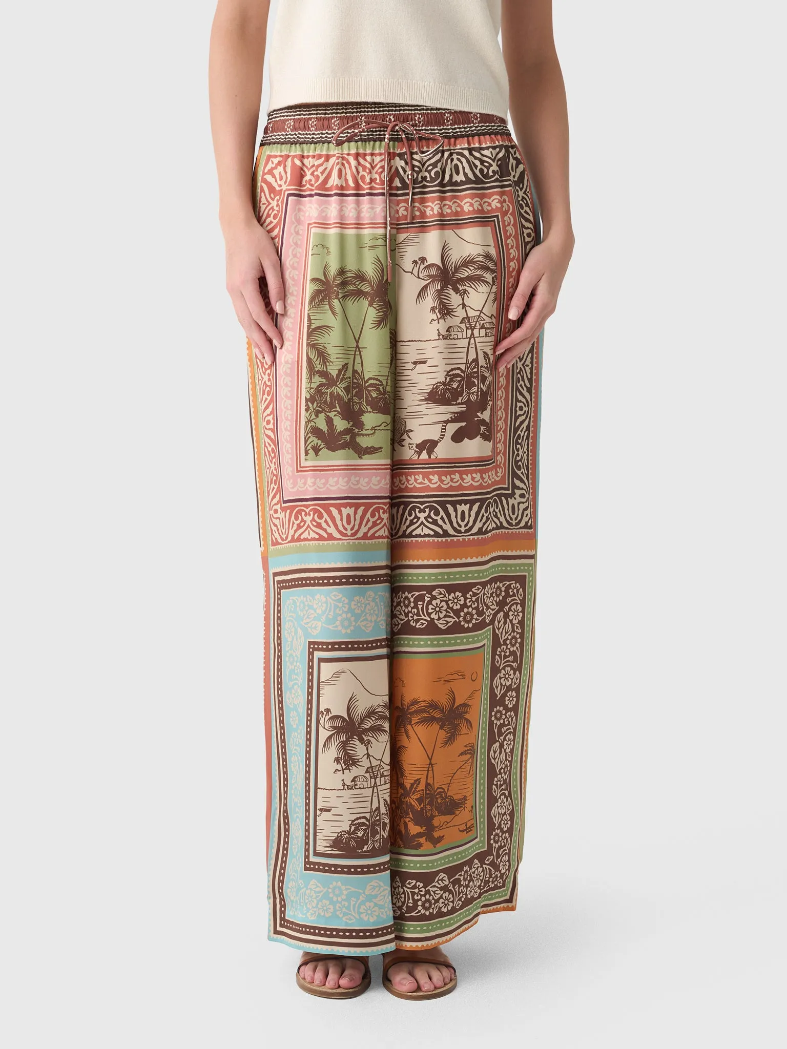 Alemais Women's Alberta Silk Pant sold by Saint Bernard