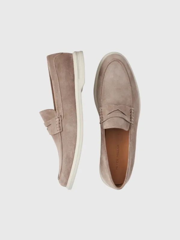 Peter Millar Crown Crafted Men's Excursionist Penny Loafer made by Peter Millar