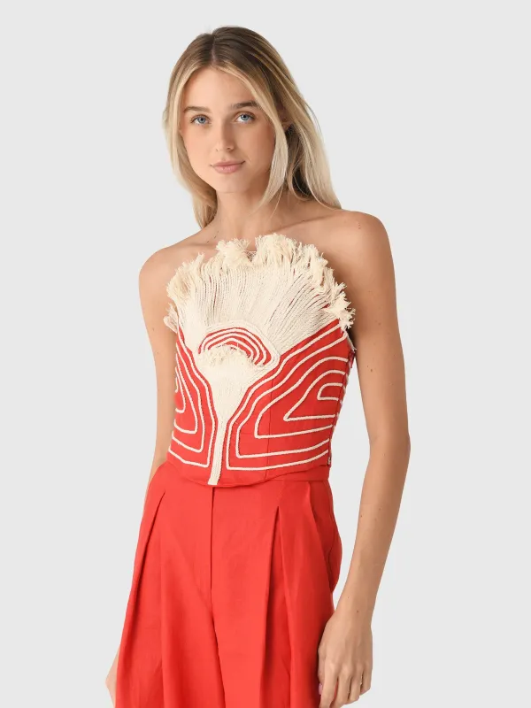 Andres Otalora Women's Sol Quema Top made by ANDRES OTALORA