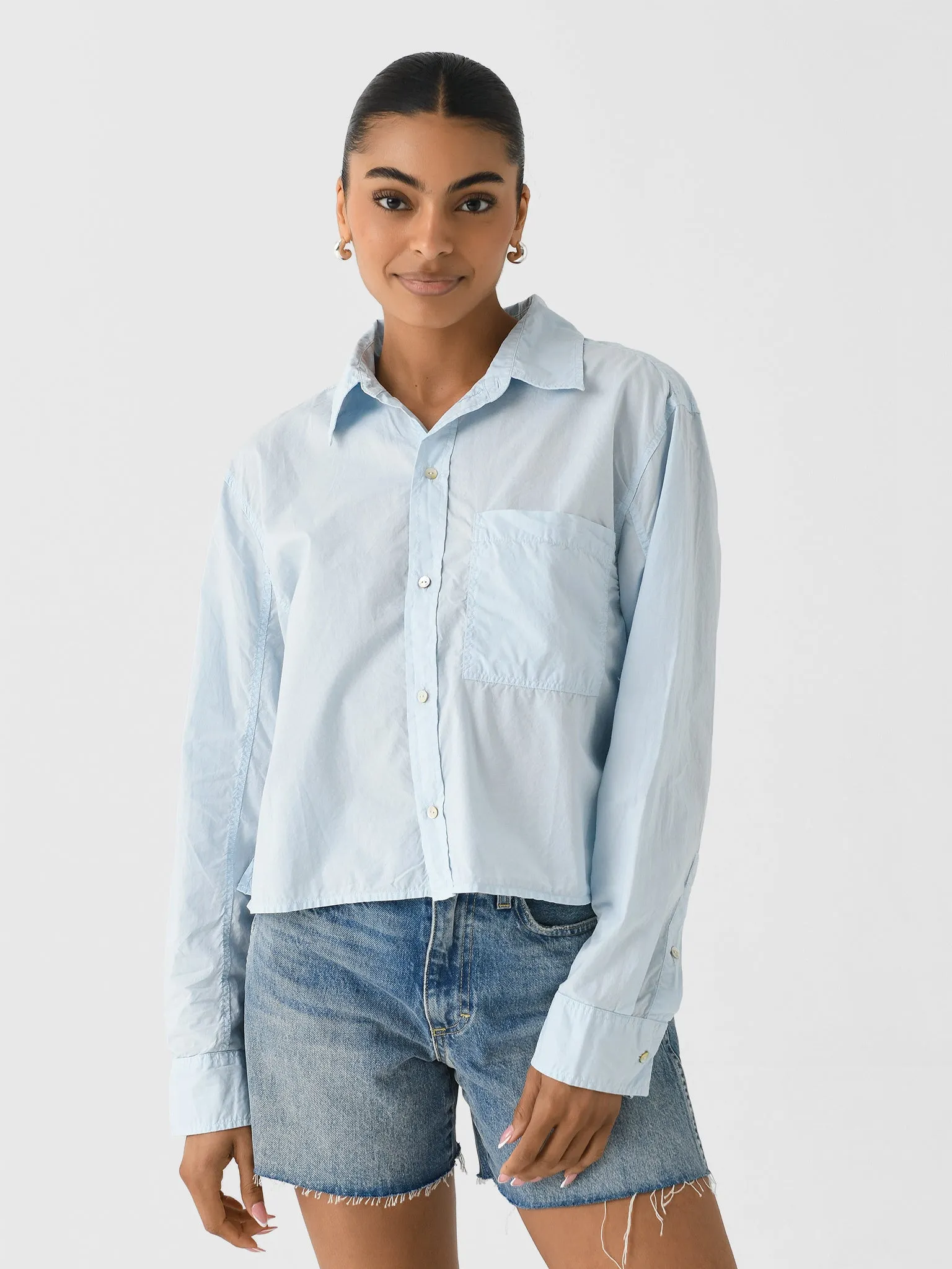 AMO Women's Ruth Crop Shirt sold by Saint Bernard