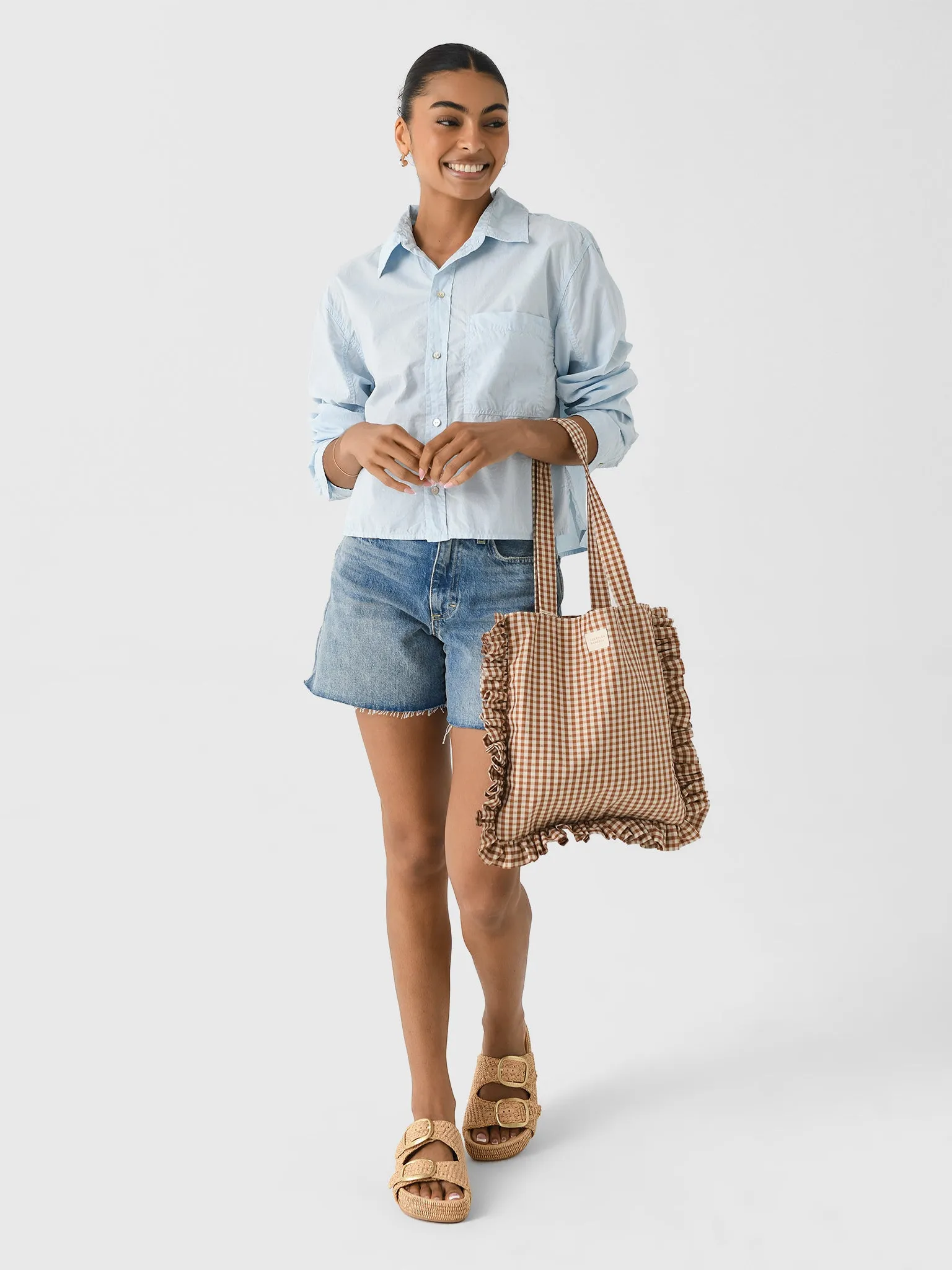 AMO Women's Ruth Crop Shirt sold by Saint Bernard product image thumbnail 2