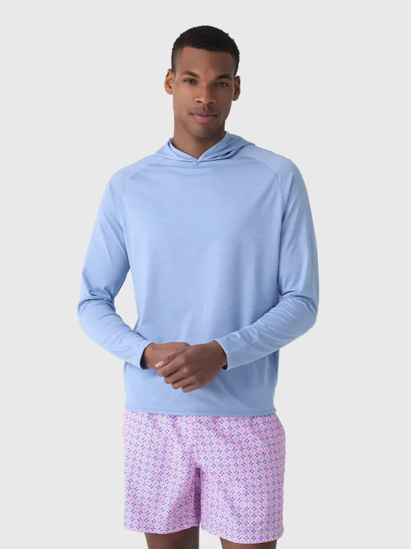 Peter Millar Crown Crafted Men's Stealth Performance Hoodie made by Saint Bernard