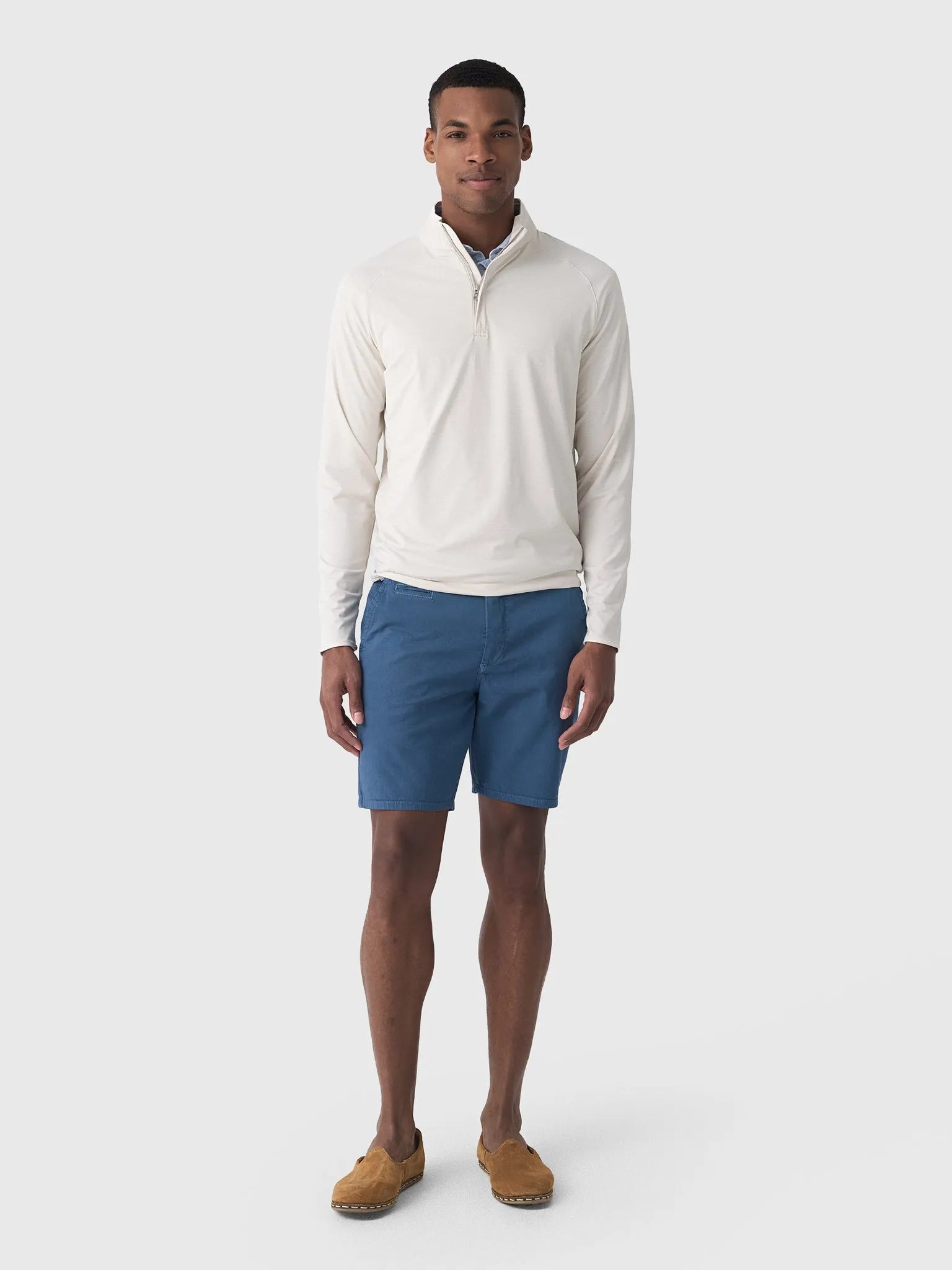 Peter Millar Crown Crafted Men's Stealth Stripe Performance Quarter-Zip sold by Saint Bernard product image thumbnail 2