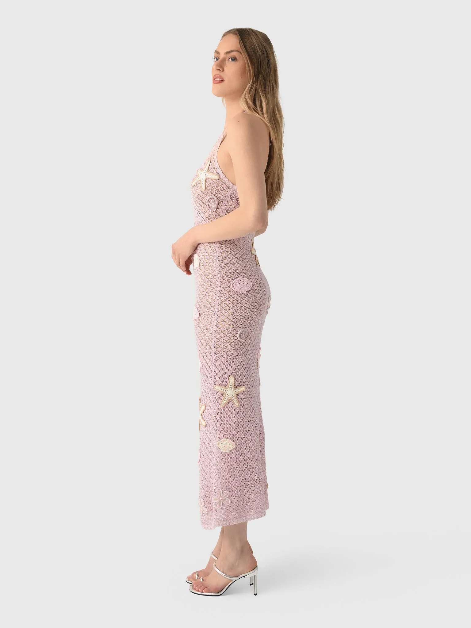 LoveShackFancy Women's Macie Beaded Crochet Maxi Dress sold by Saint Bernard product image thumbnail 2