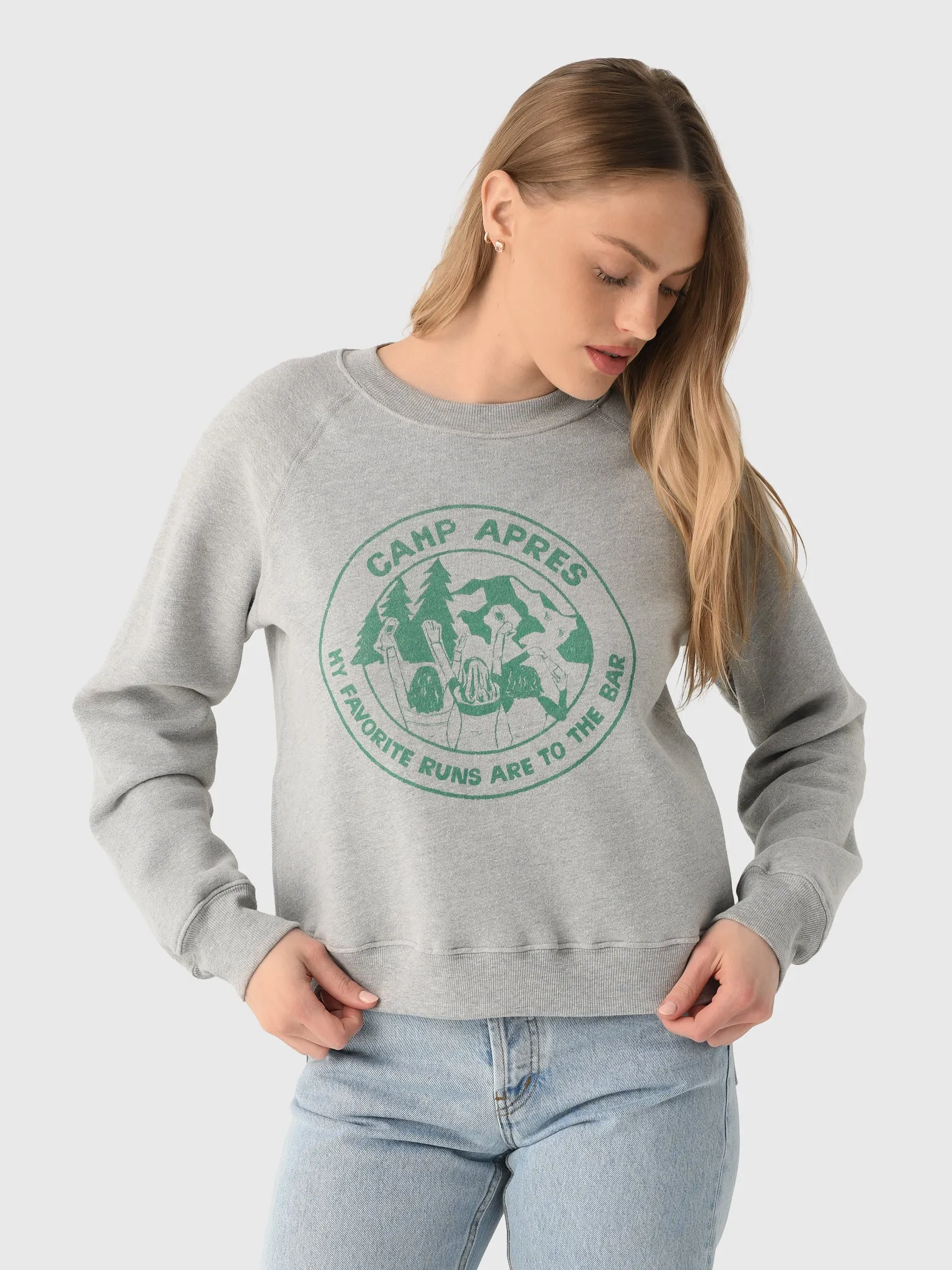 Re/Done Women's Camp Aprés Classic Crewneck sold by Saint Bernard