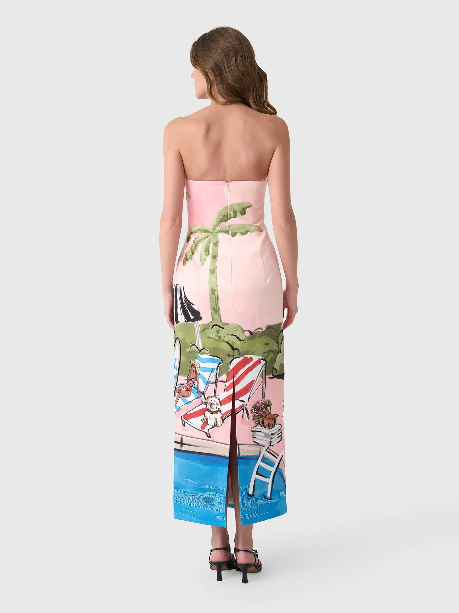 Leo Lin Women's Ava Bustier Maxi Dress sold by Saint Bernard product image thumbnail 3