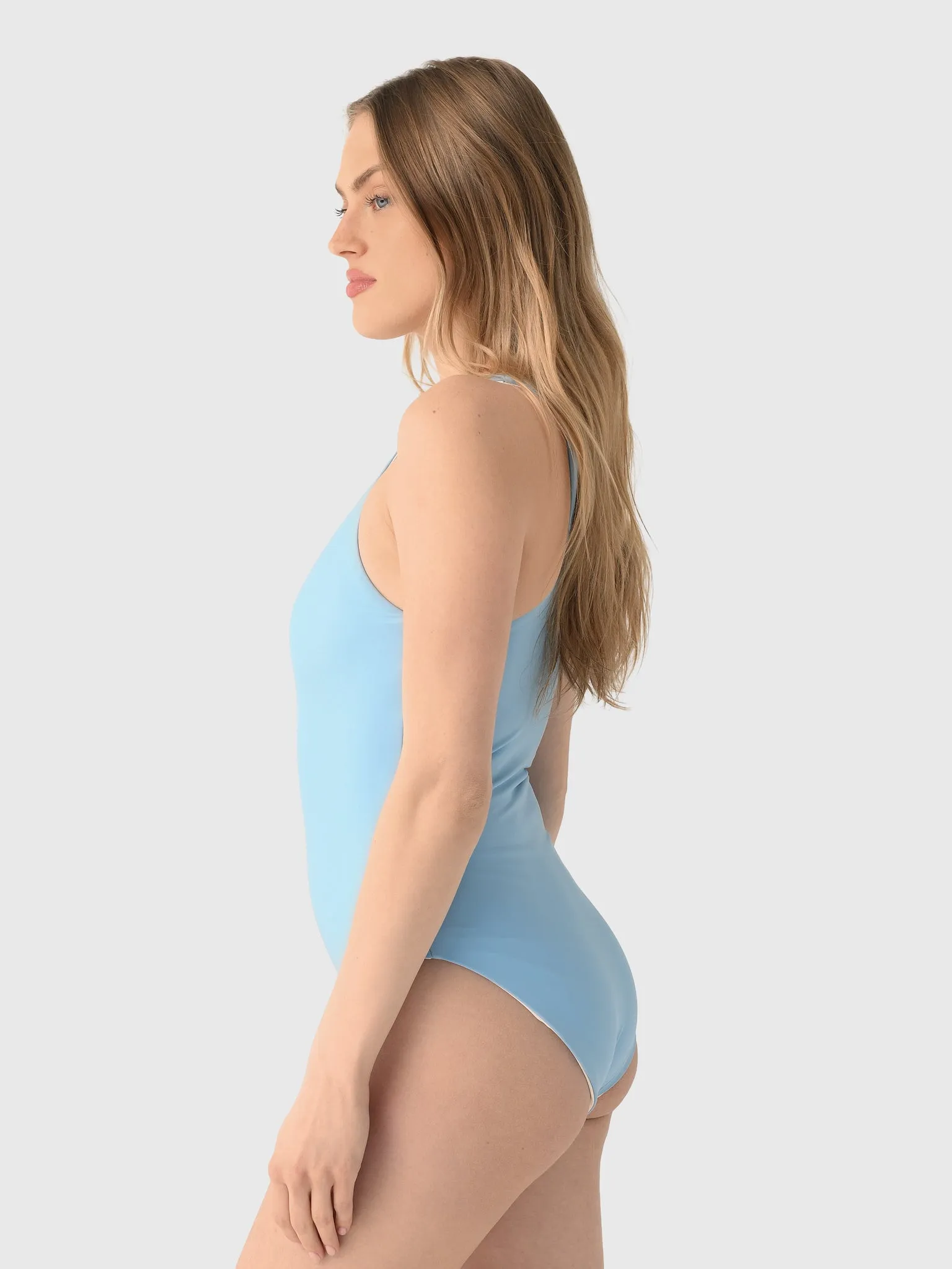 Minnow Women's Reversible One Shoulder One-Piece Swimsuit sold by Saint Bernard product image thumbnail 3
