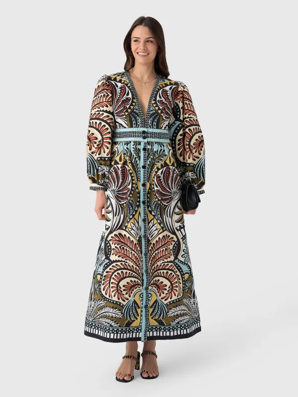Farm Rio Women's Balamana Maxi Dress made by FARM Rio
