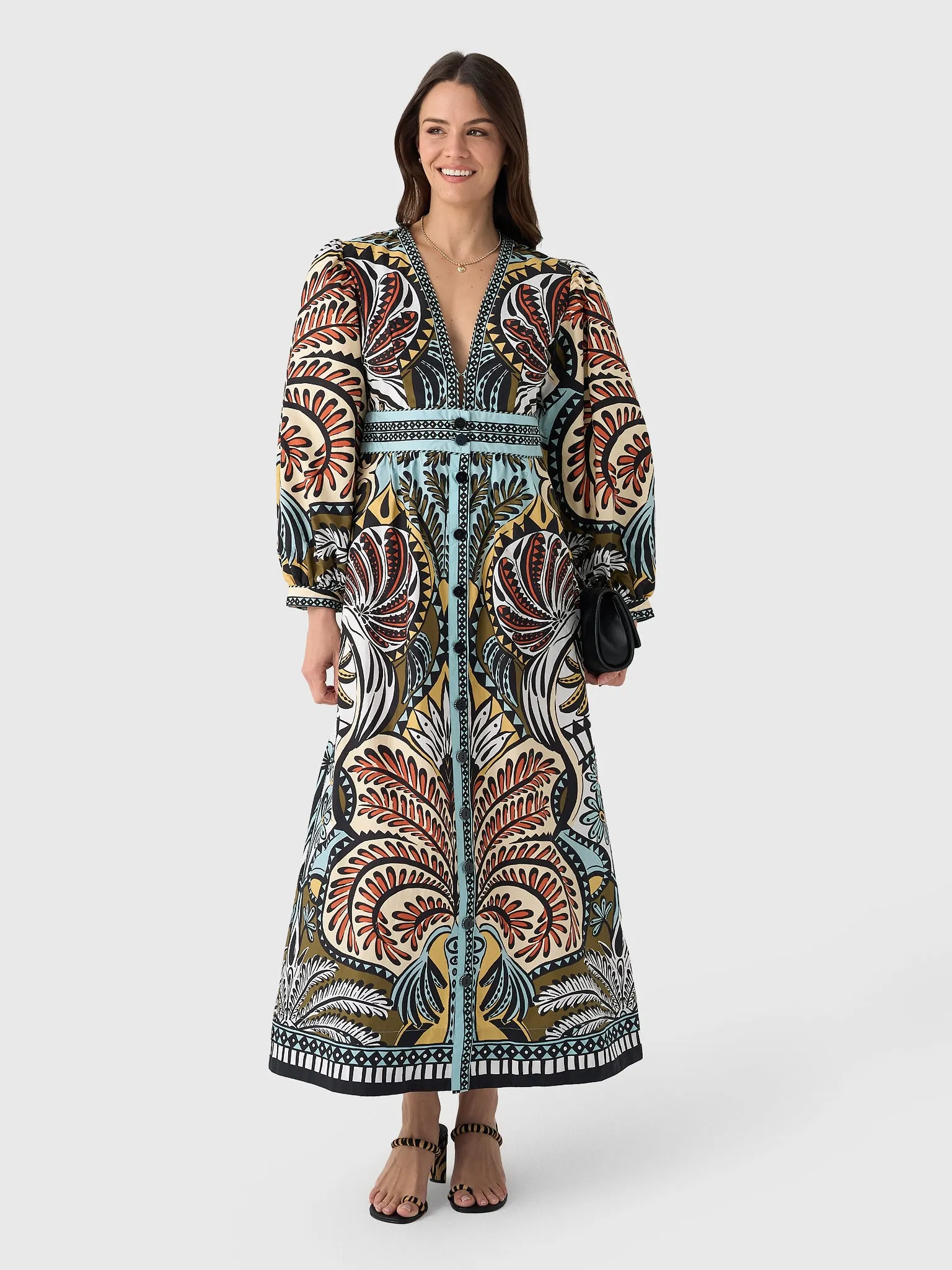 Farm Rio Women's Balamana Maxi Dress sold by Saint Bernard