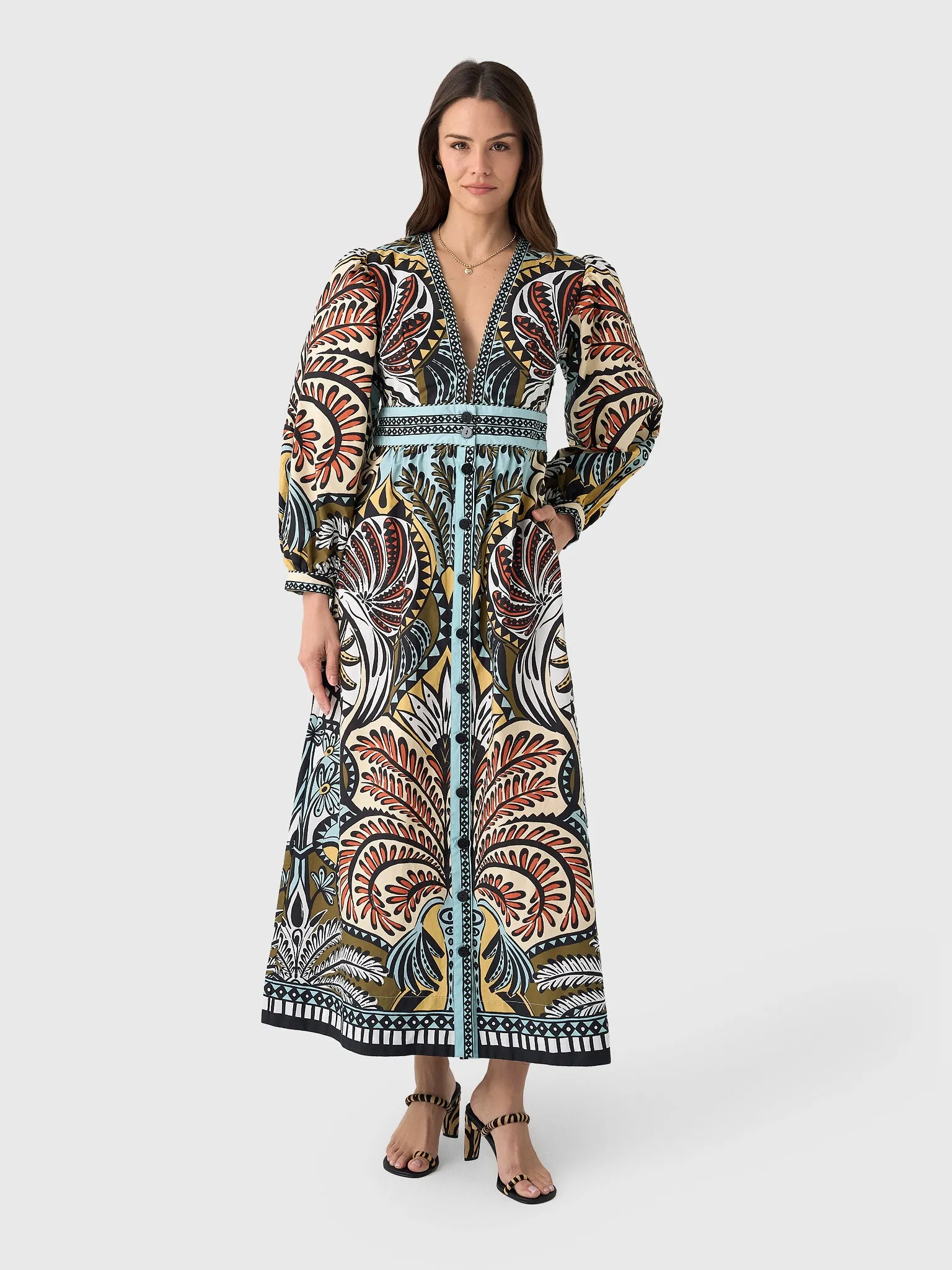 Farm Rio Women's Balamana Maxi Dress sold by Saint Bernard product image thumbnail 4