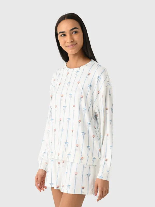 Z Supply Women's Cozy Espresso Martini Long Sleeve Top sold by Saint Bernard