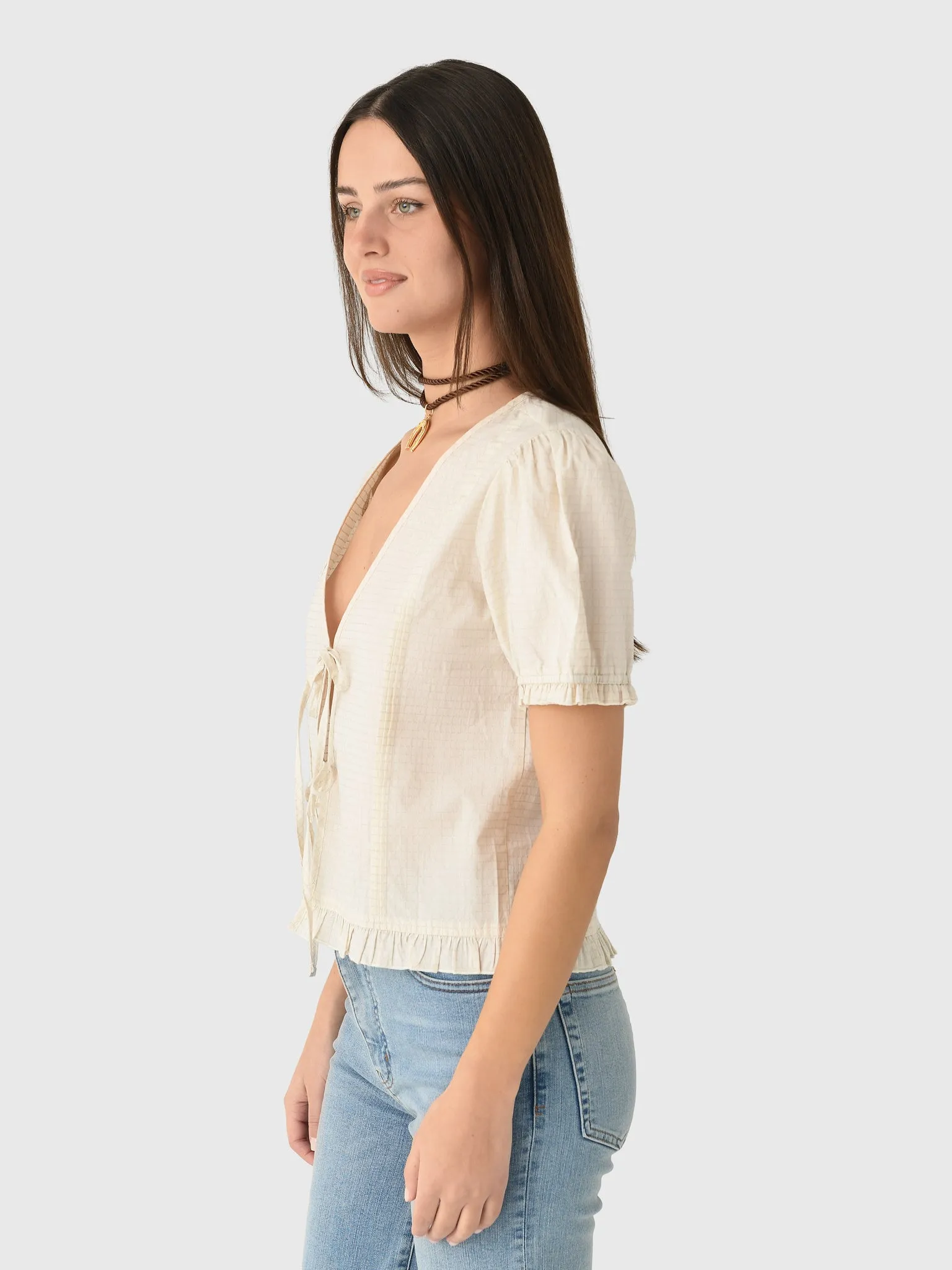 Deiji Studios Women's Pintuck Top sold by Saint Bernard product image thumbnail 3