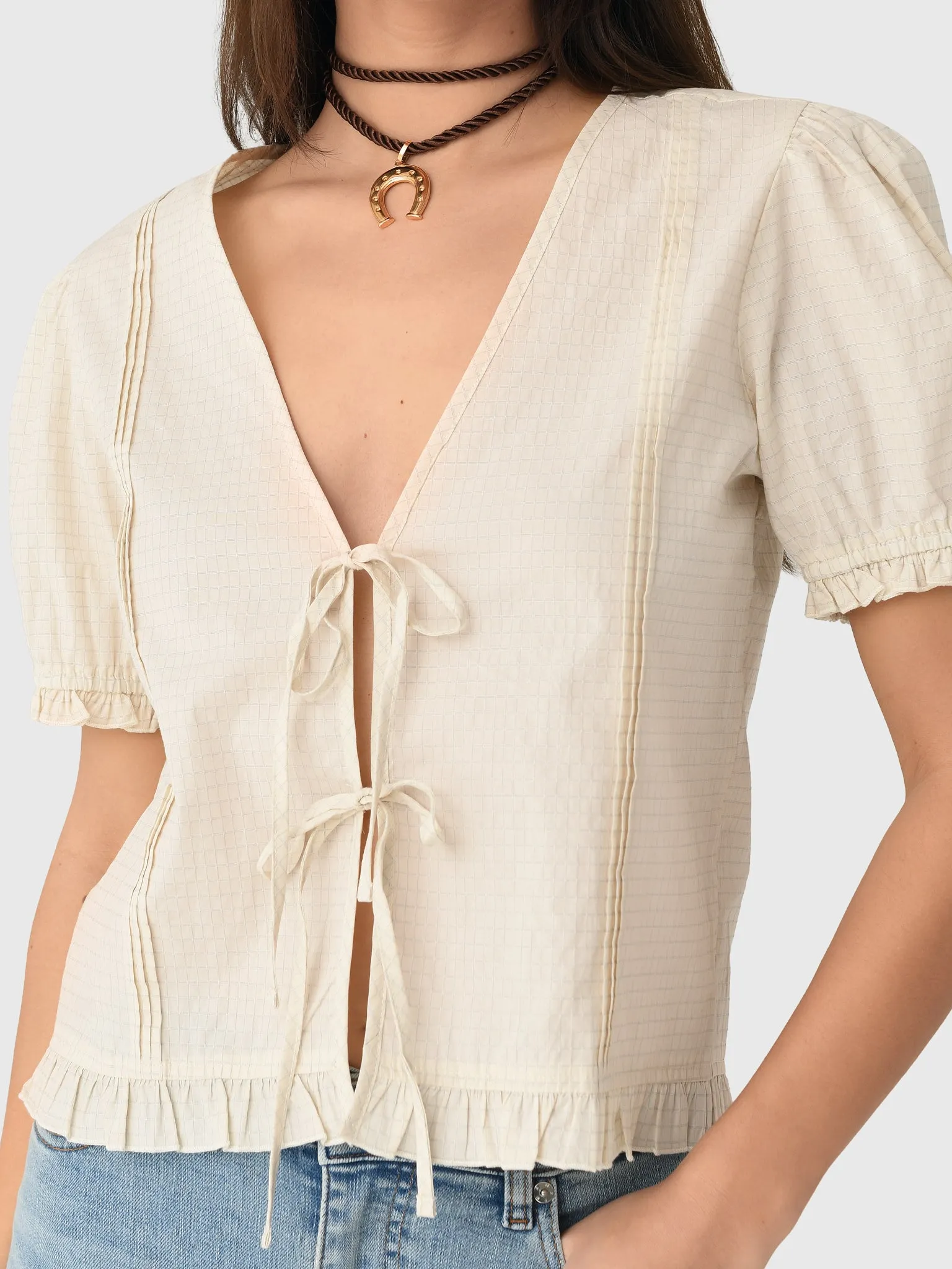 Deiji Studios Women's Pintuck Top sold by Saint Bernard product image thumbnail 5