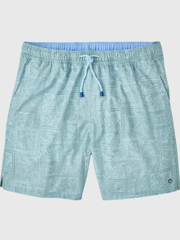 Peter Millar Crown Men's Seaside Shade Swim Trunk sold by Saint Bernard