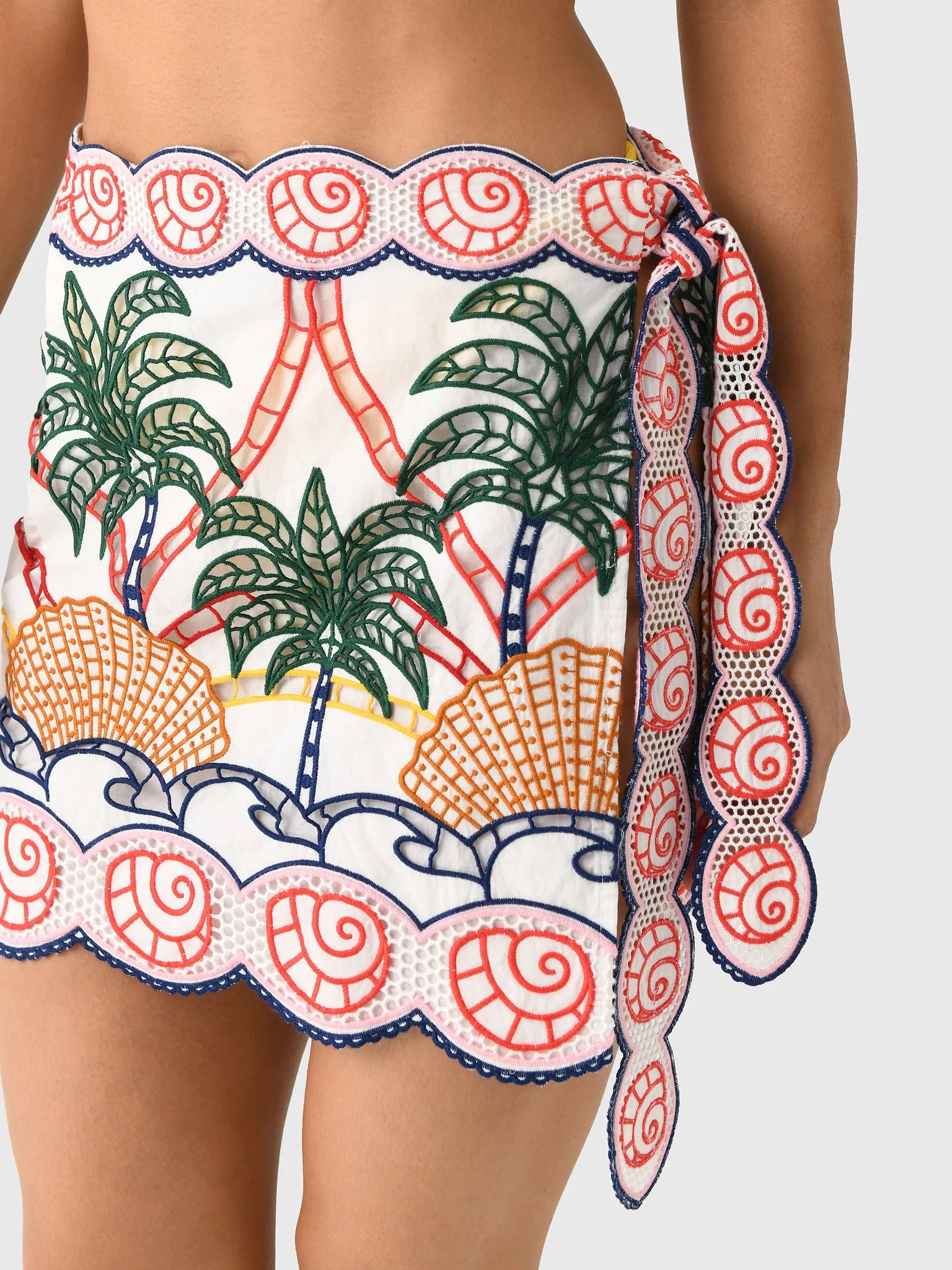 Farm Rio Women's Tropical Graphic Richelieu Skirt sold by Saint Bernard product image thumbnail 5