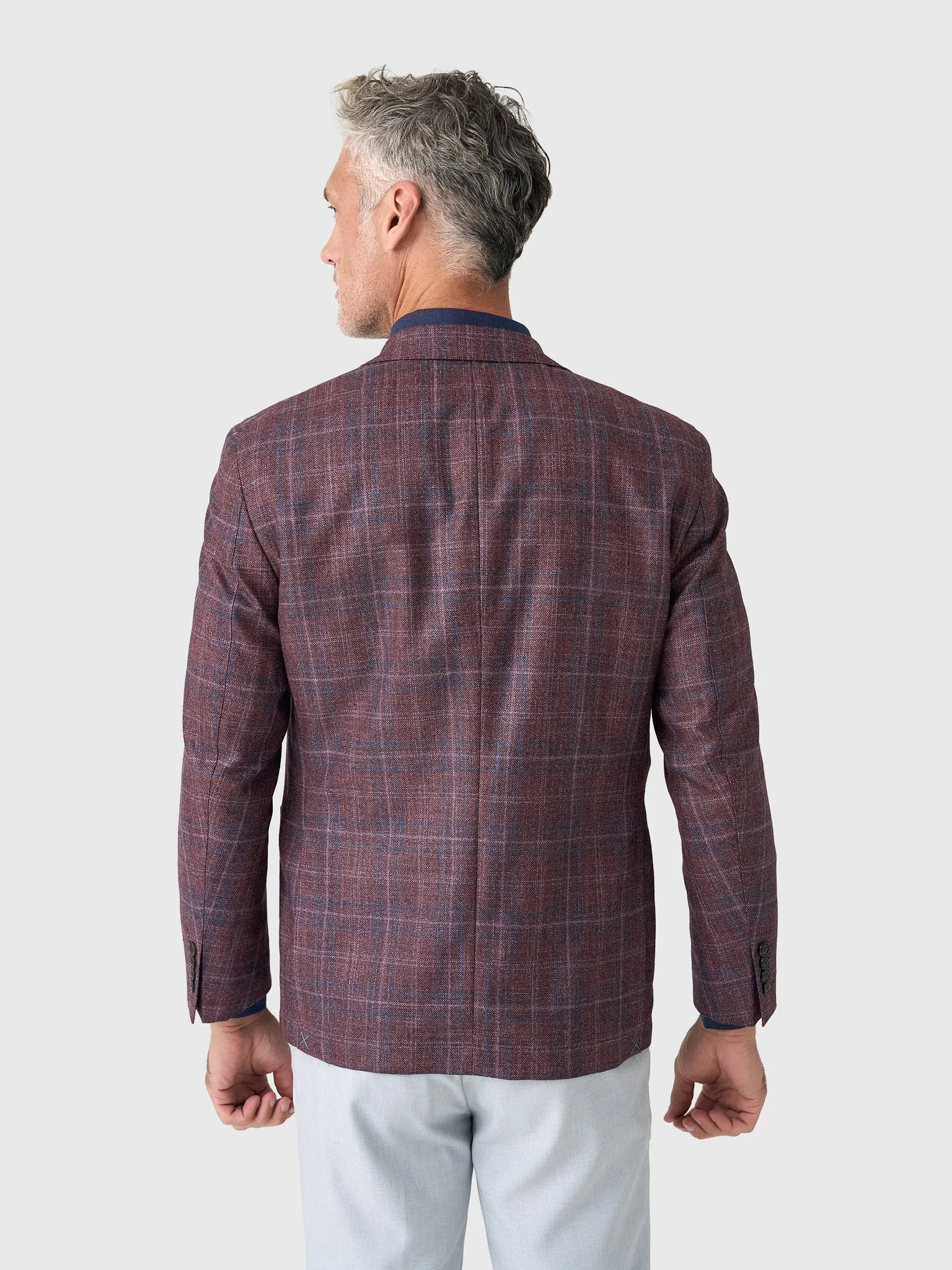 Peter Millar Crown Crafted Men's Claren Plaid Soft Jacket sold by Saint Bernard product image thumbnail 3
