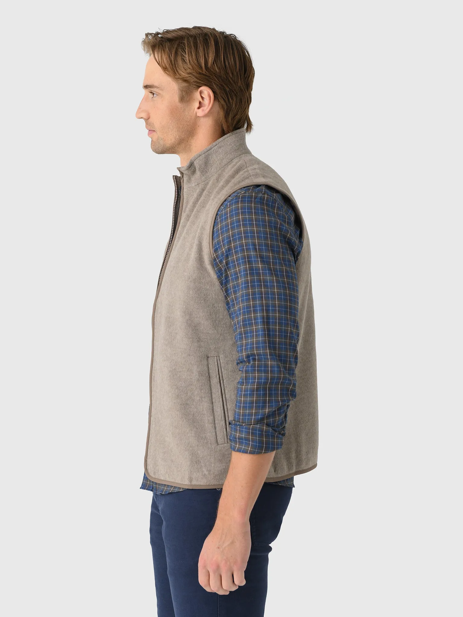 Peter Millar Crown Men's Flex Merino Vest sold by Saint Bernard
