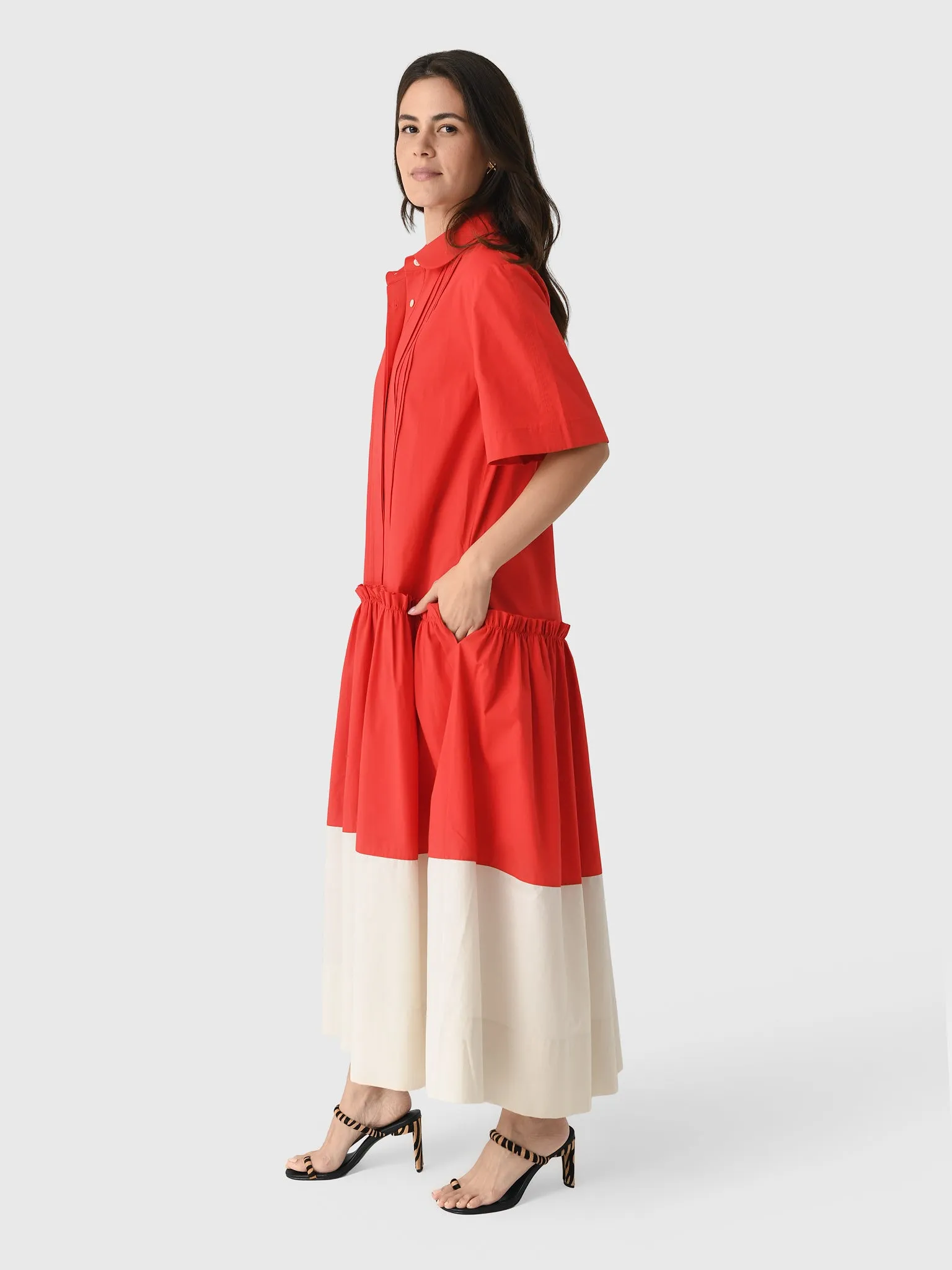 Lee Mathews Women's Charlotte Spliced Dress sold by Saint Bernard product image thumbnail 2