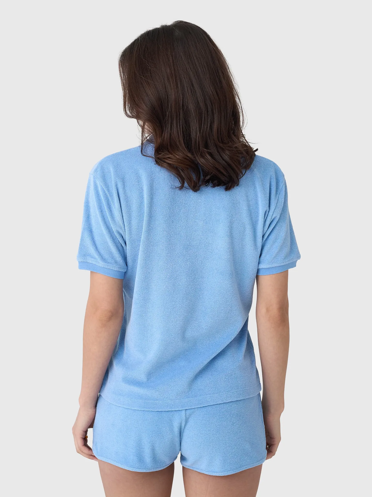 Hunza G Women's Terry Towelling Polo sold by Saint Bernard product image thumbnail 4