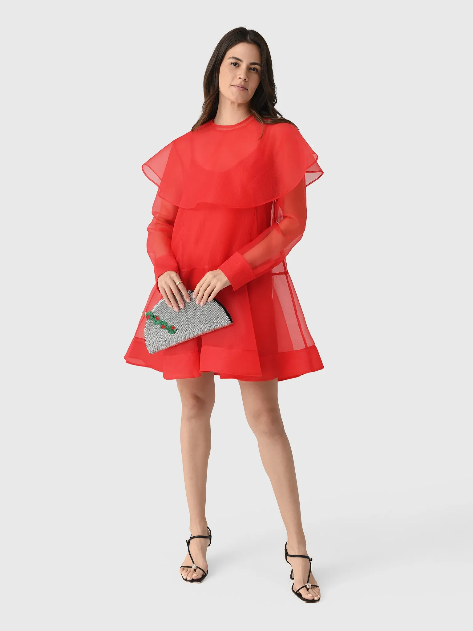 GANNI Women's Organza Circle Collar Dress sold by Saint Bernard product image thumbnail 2