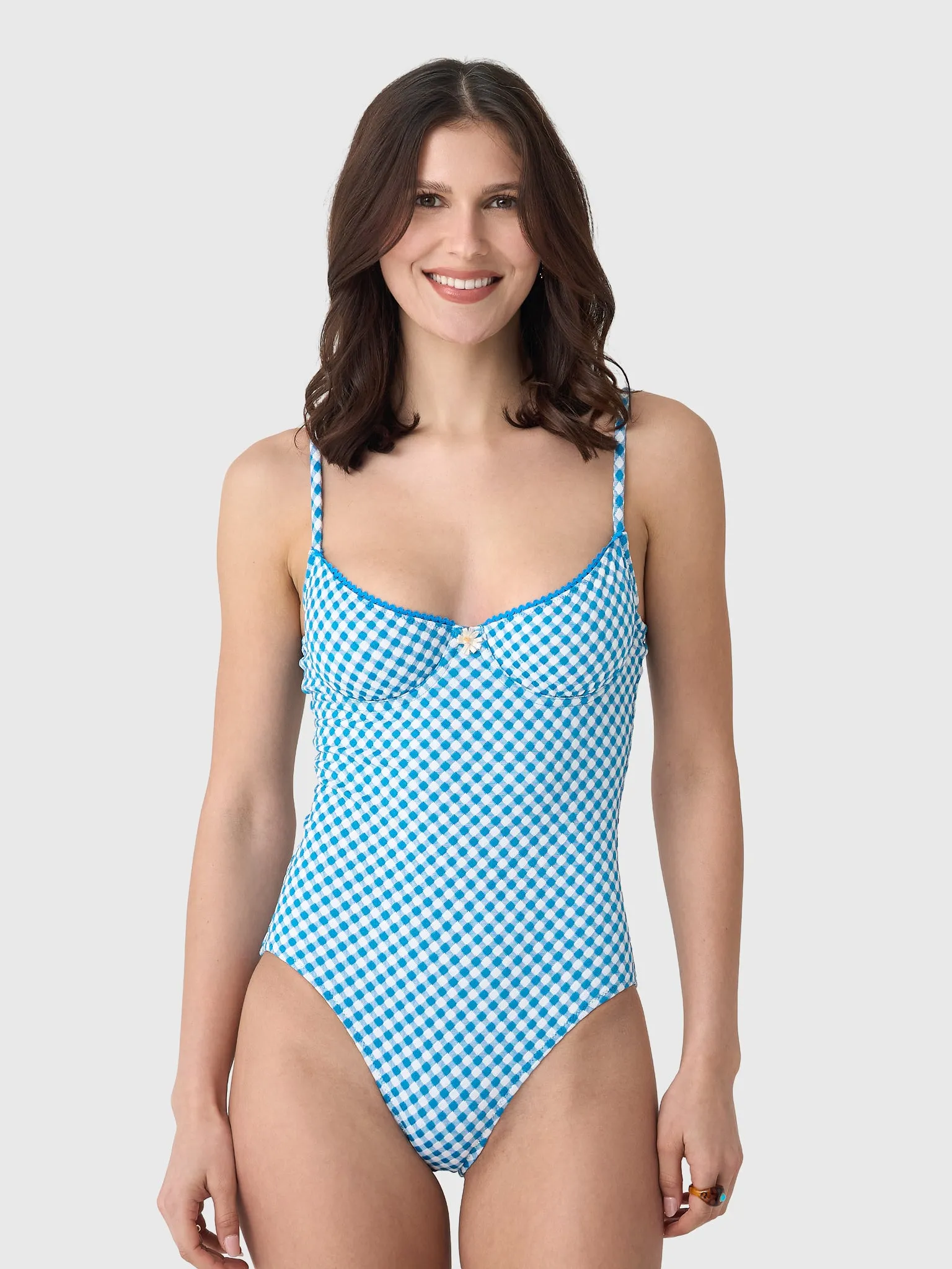 Solid + Striped Women's Taylor One-Piece Swimsuit sold by Saint Bernard