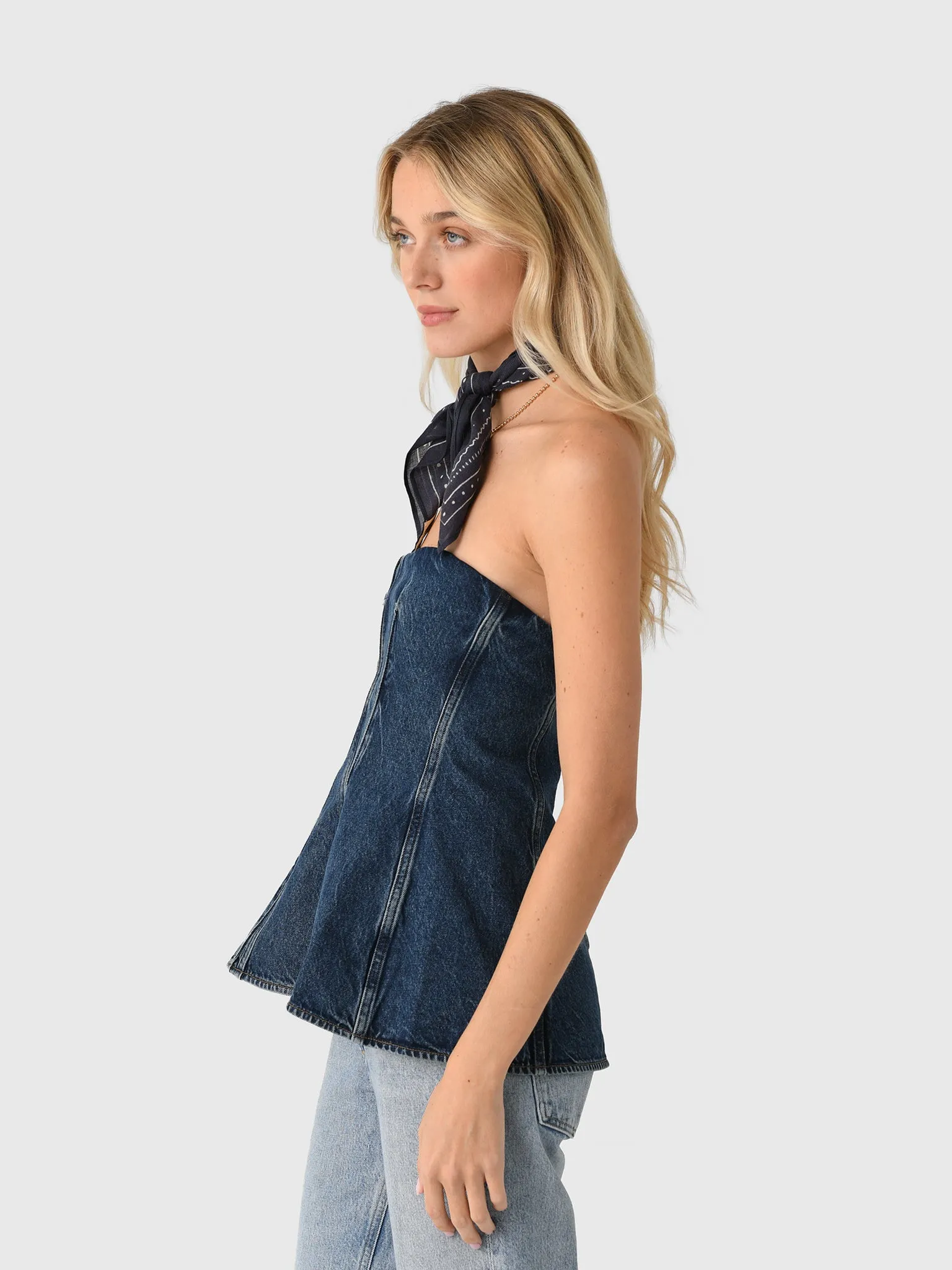 Agolde Women's Lara Corset Top sold by Saint Bernard product image thumbnail 3