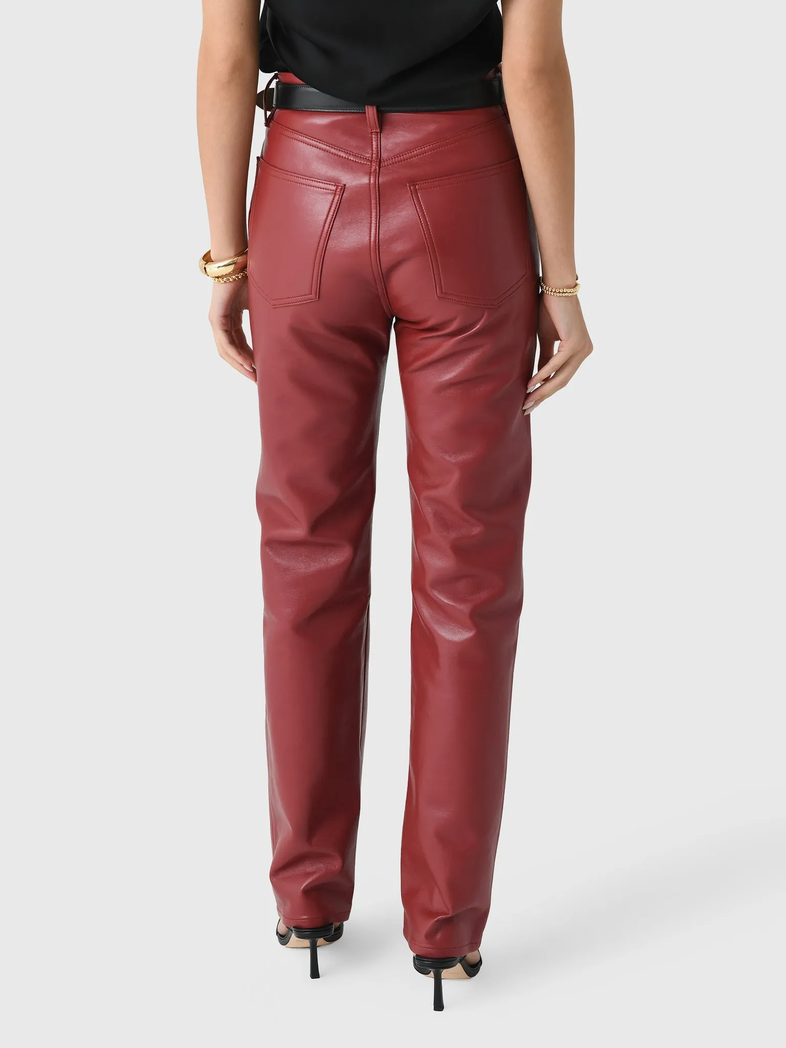 Agolde Women's 90s Pinch Waist Straight Long Pant sold by Saint Bernard product image thumbnail 4