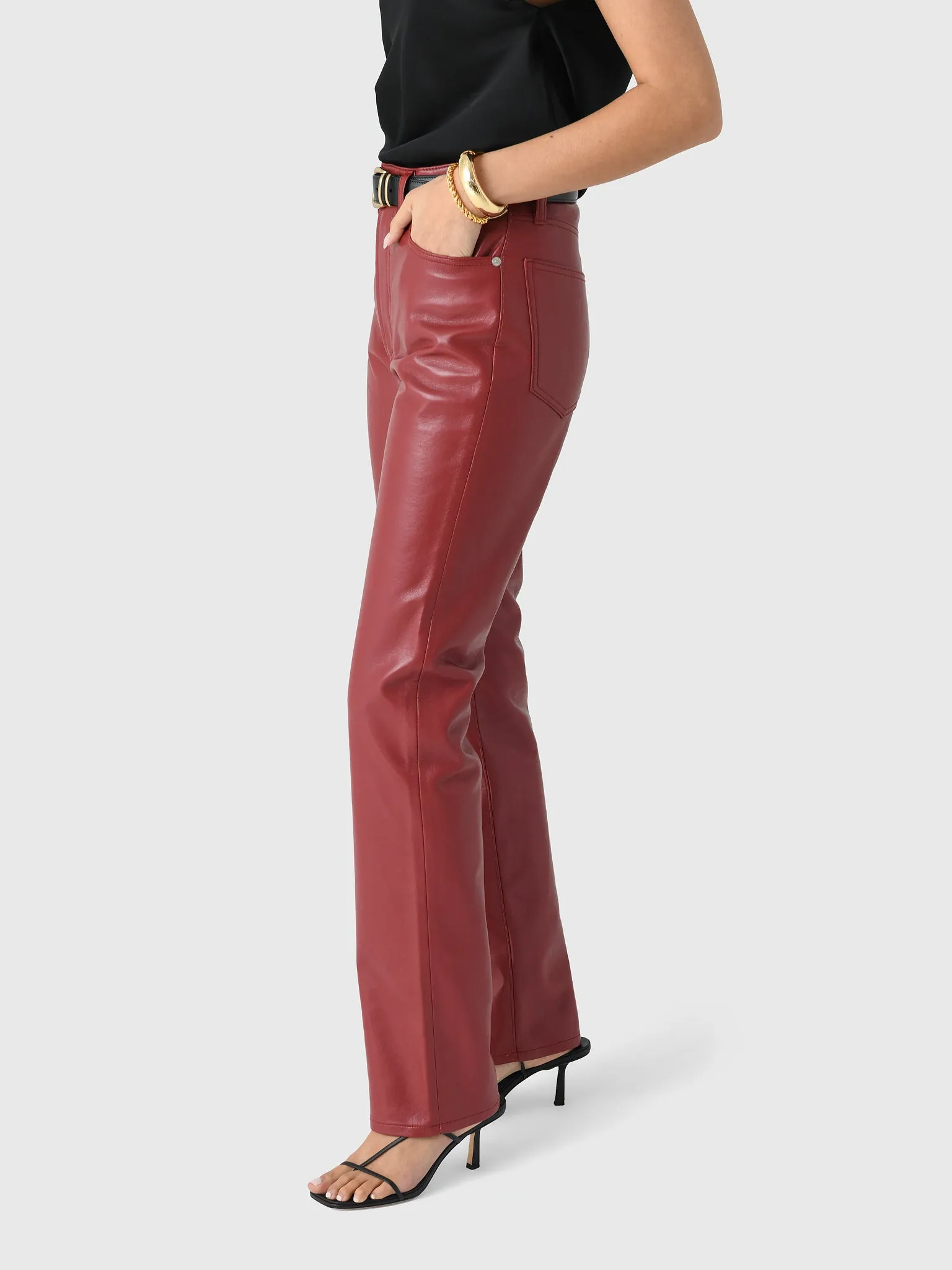 Agolde Women's 90s Pinch Waist Straight Long Pant sold by Saint Bernard product image thumbnail 3