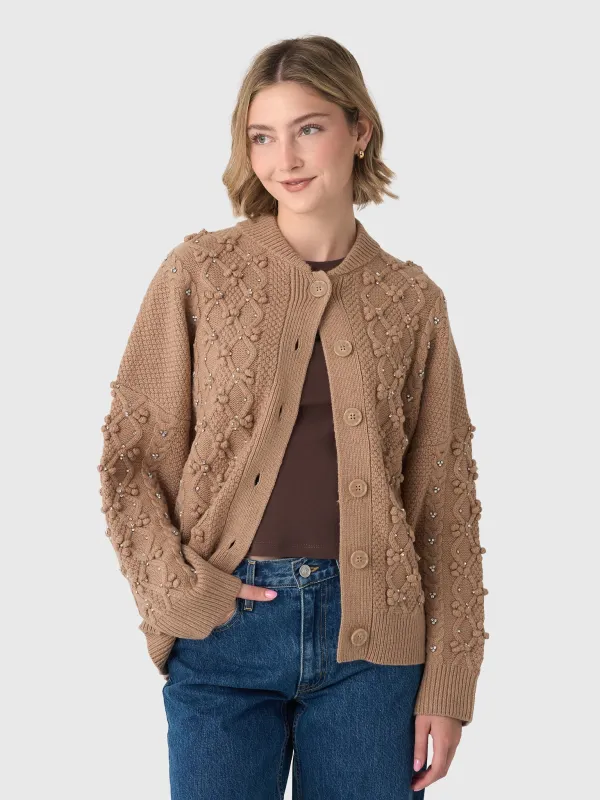 Essentiel Antwerp Women's Iltimate Embellished Cardigan made by Saint Bernard