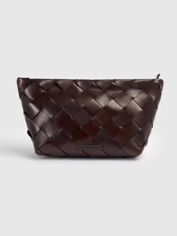 Loeffler Randall Melina Woven Leather Clutch made by Loeffler Randall