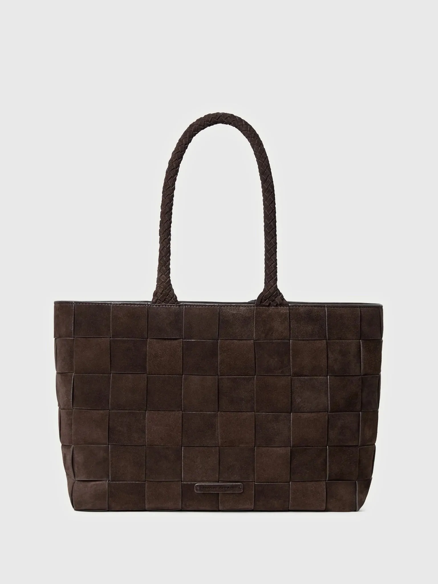 Loeffler Randall Klara Woven Suede Tote sold by Saint Bernard
