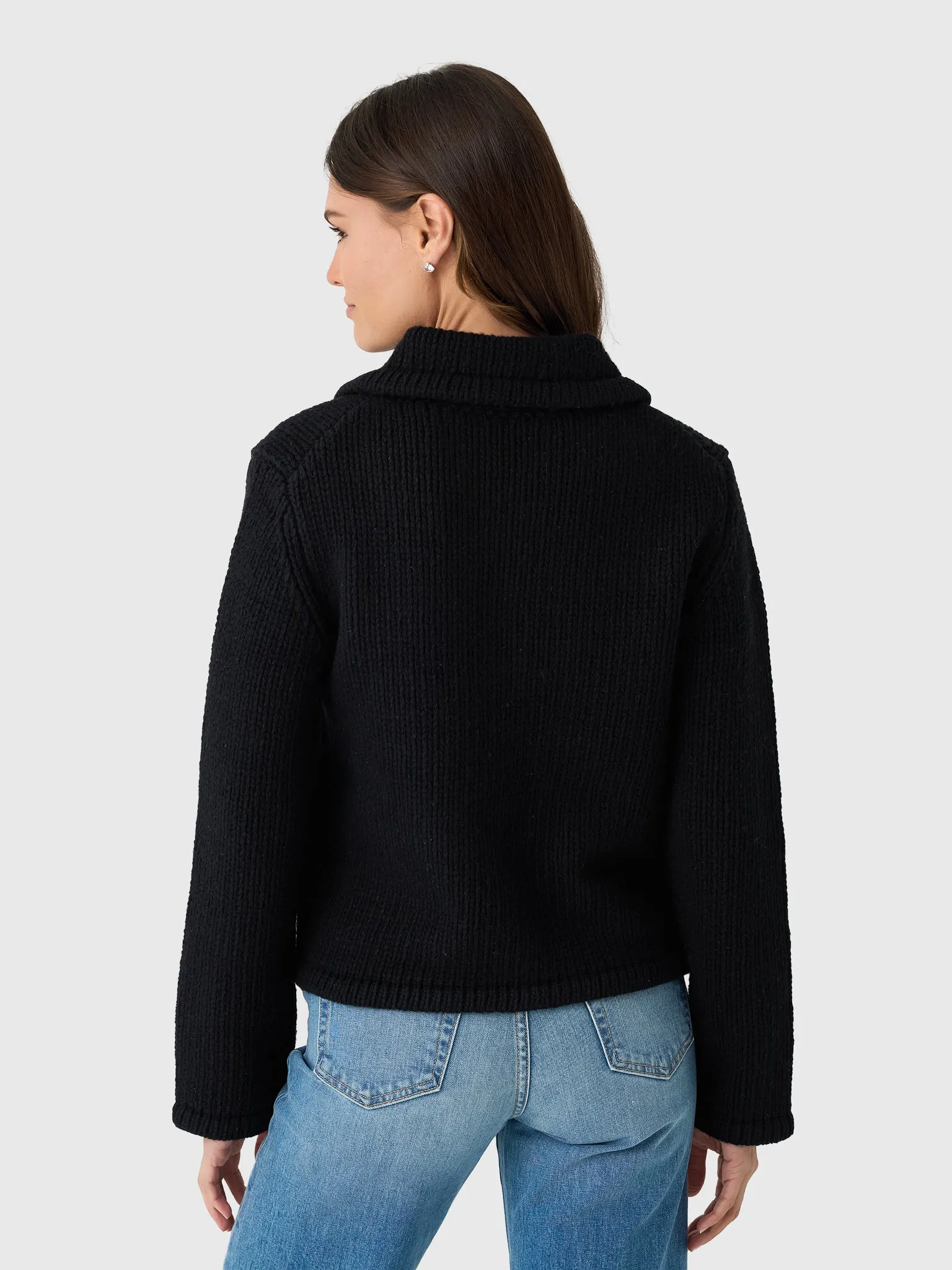 Alex Mill Women's Edinburgh Sweater Jacket sold by Saint Bernard product image thumbnail 4