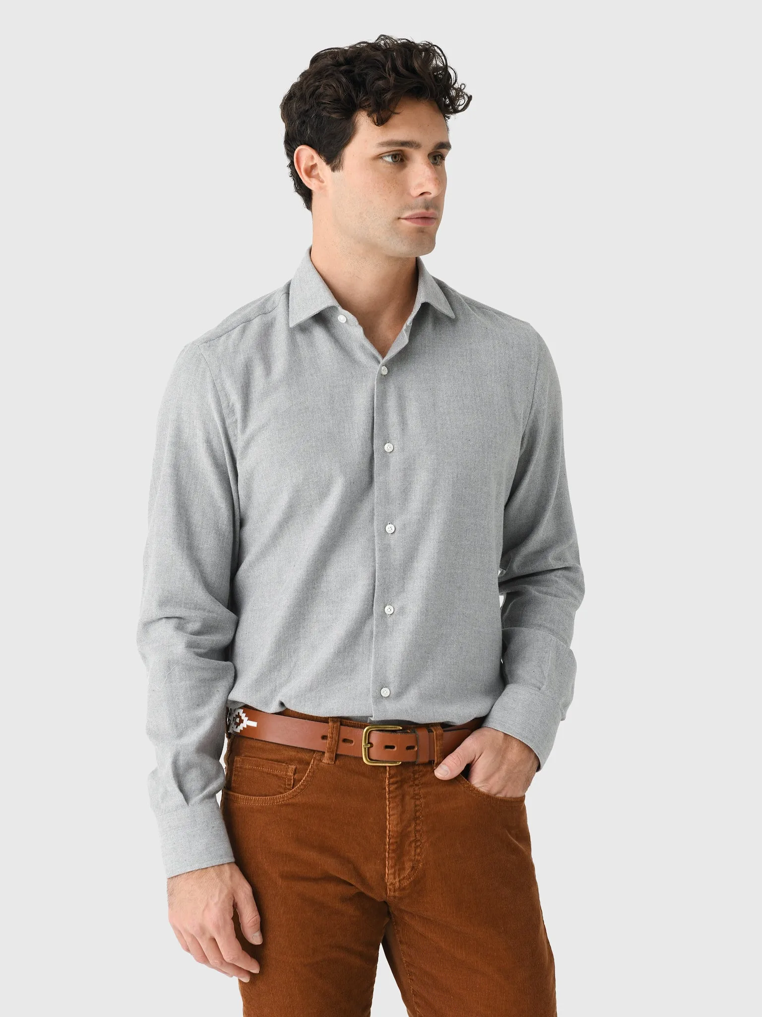Maria Santangelo Men's Woven Shirt sold by Saint Bernard