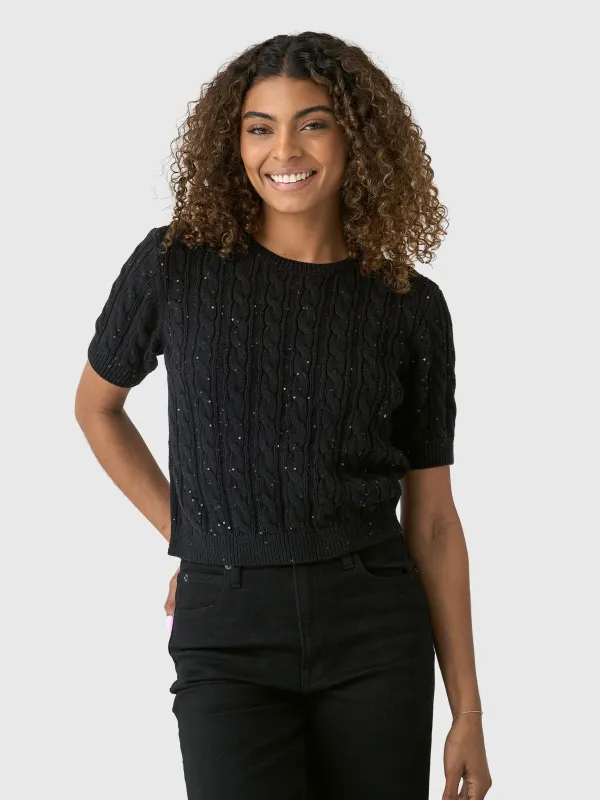 Frame Women's The Sequin Gathered Sweater sold by Saint Bernard