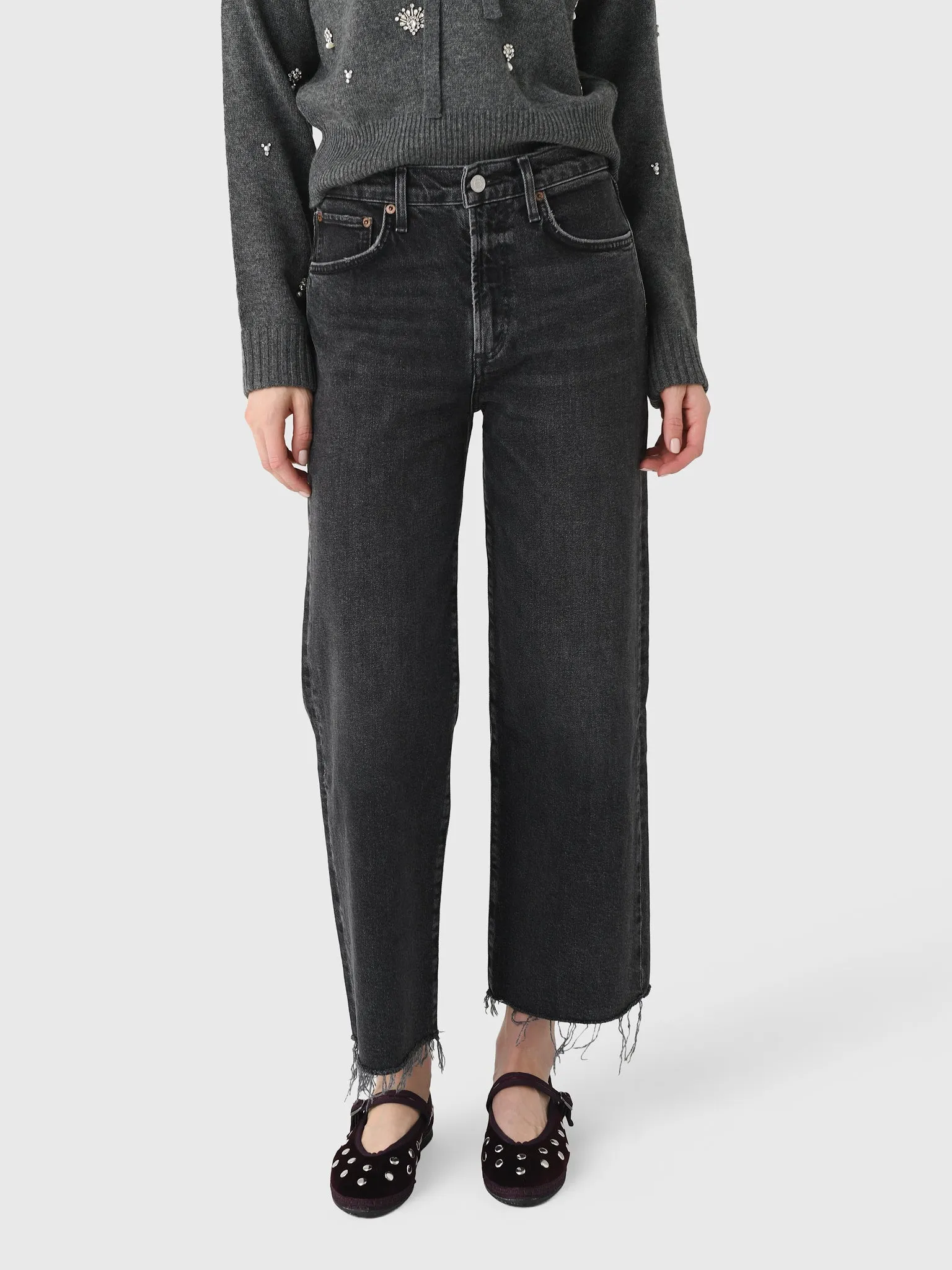 Agolde Women's Harper Crop Jean sold by Saint Bernard