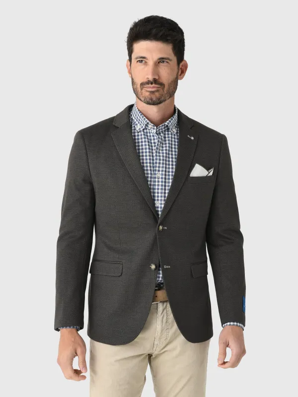 Blue Industry Men's Stretch Knit Blazer made by Saint Bernard