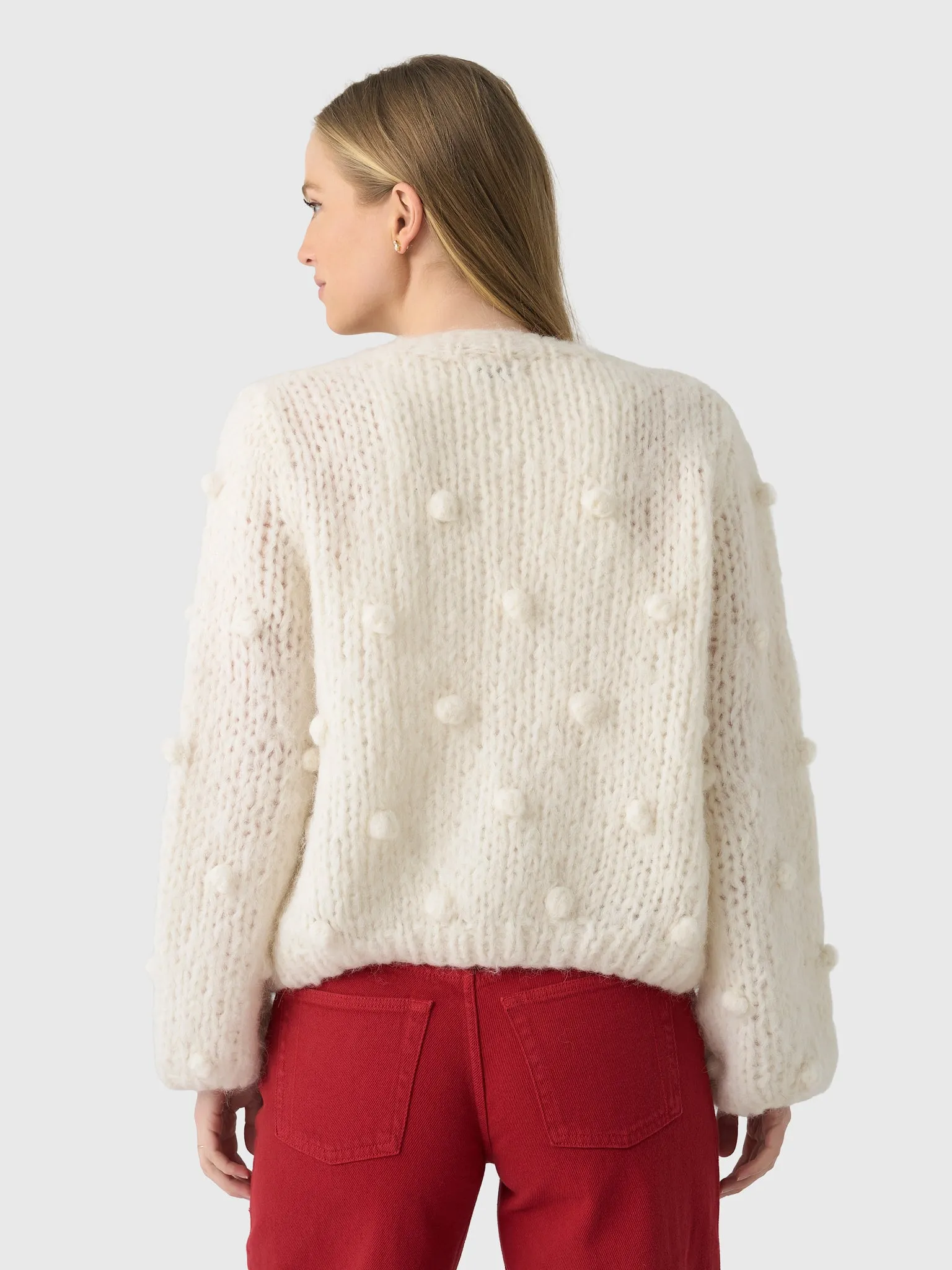 Maiami Women's Fleecy Alpaca Bobble Cardigan sold by Saint Bernard product image thumbnail 3