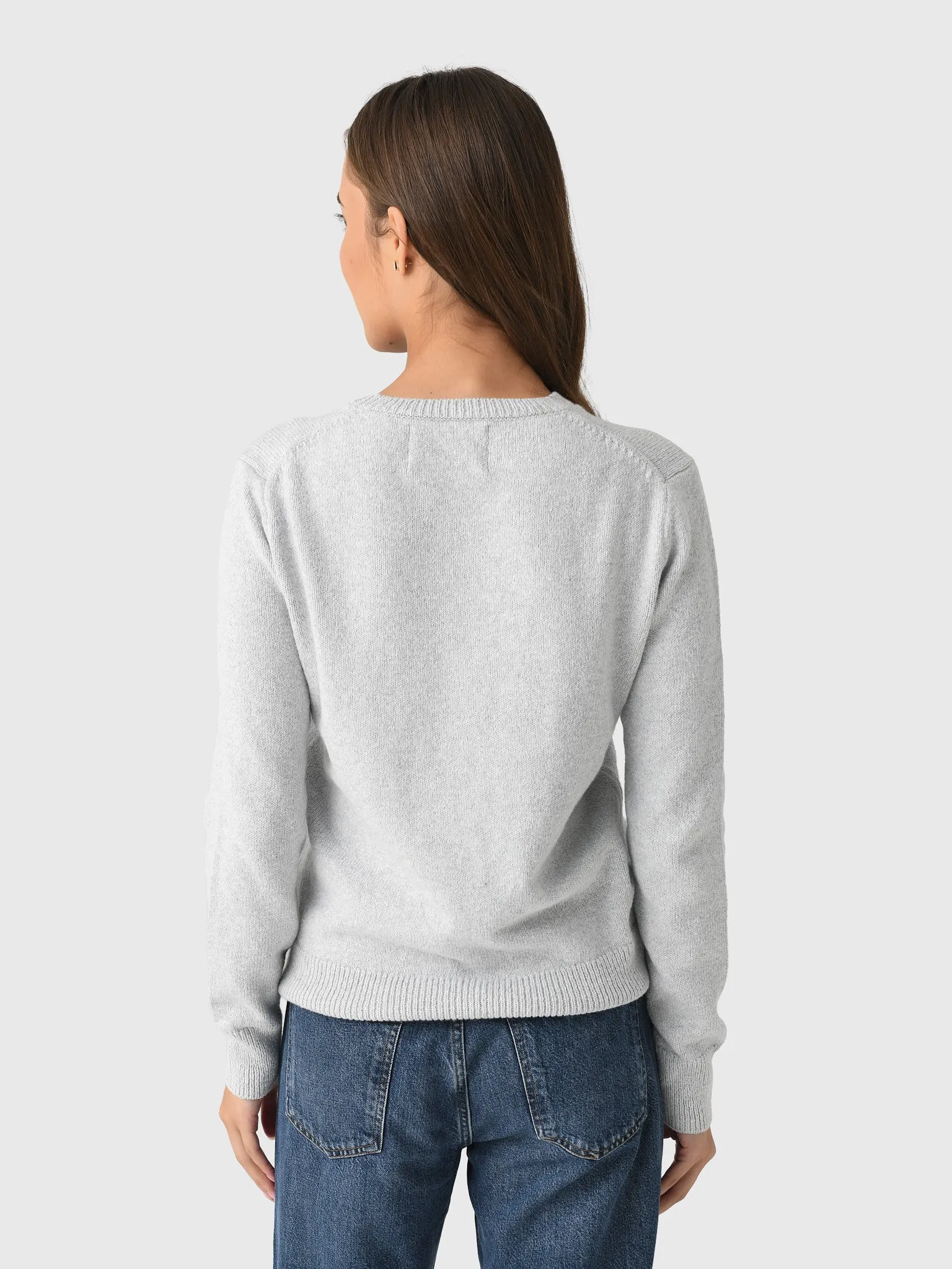 Lingua Franca Women's Bo Bear Cotton Crewneck Sweater sold by Saint Bernard product image thumbnail 3